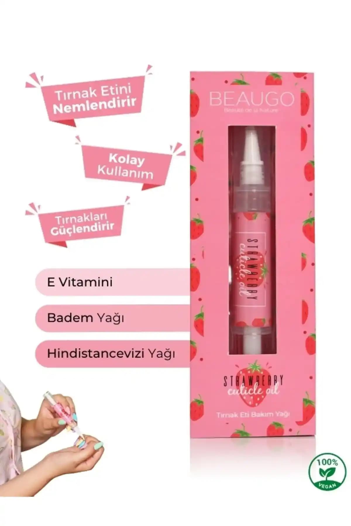 Çilek Kokulu Tırnak Bakım Tozu ile Güçlü ve Estetik Tırnaklar İçin Profesyonel Çözüm