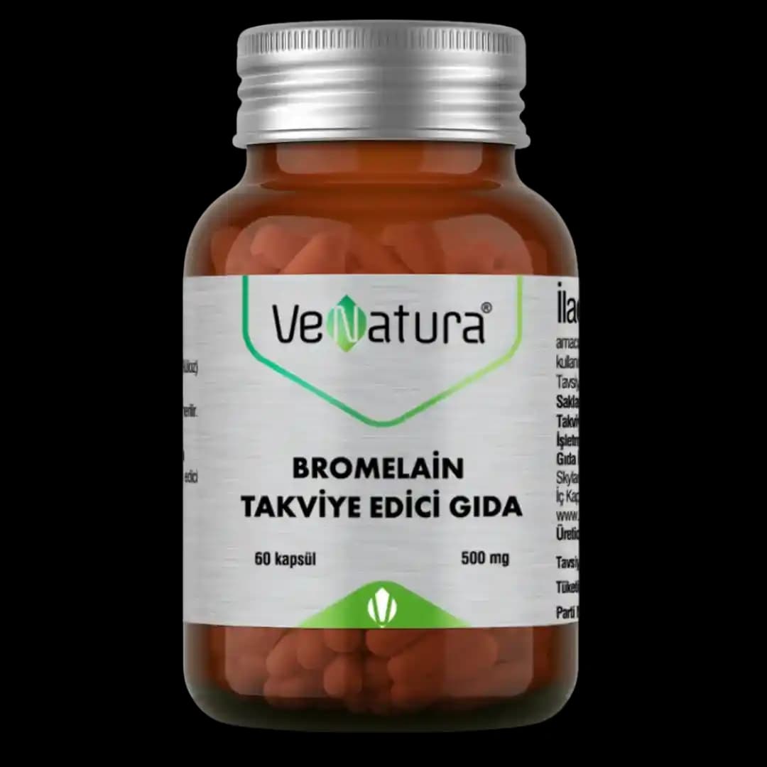 Venatura Bromelain Enzim Takviyesi: Doğal Cilt ve Sindirim Destekli Sağlık Ürünü