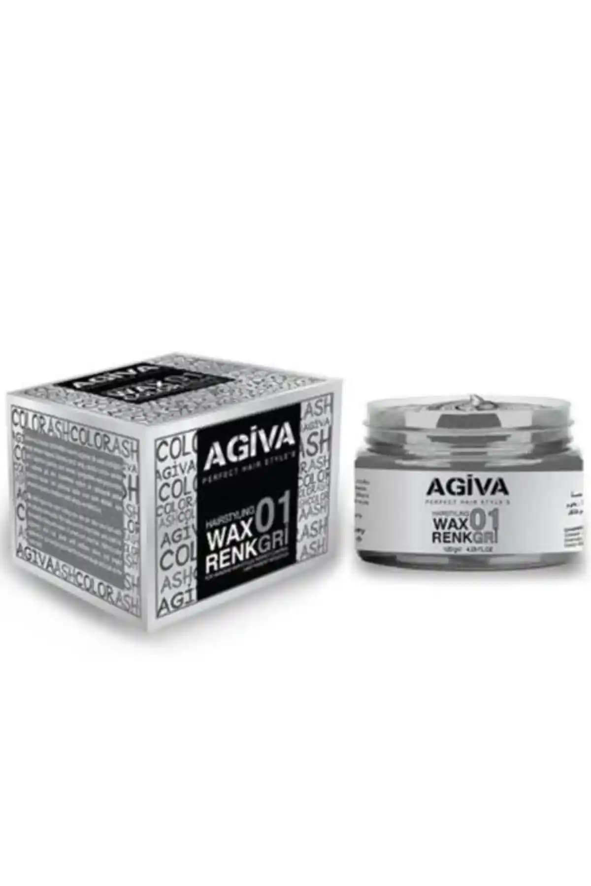 Agiva Hairstyling Wax 01 Gri: Pratik ve Doğal Saç Şekillendirme Çözümü