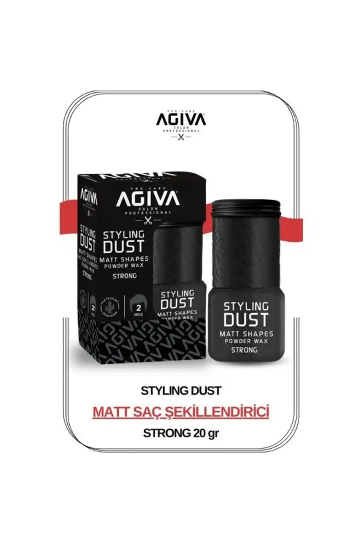 Agiva Saç Pudrası 02 Siyah Güçlü ve Doğal Saç Şekillendirme Çözümü