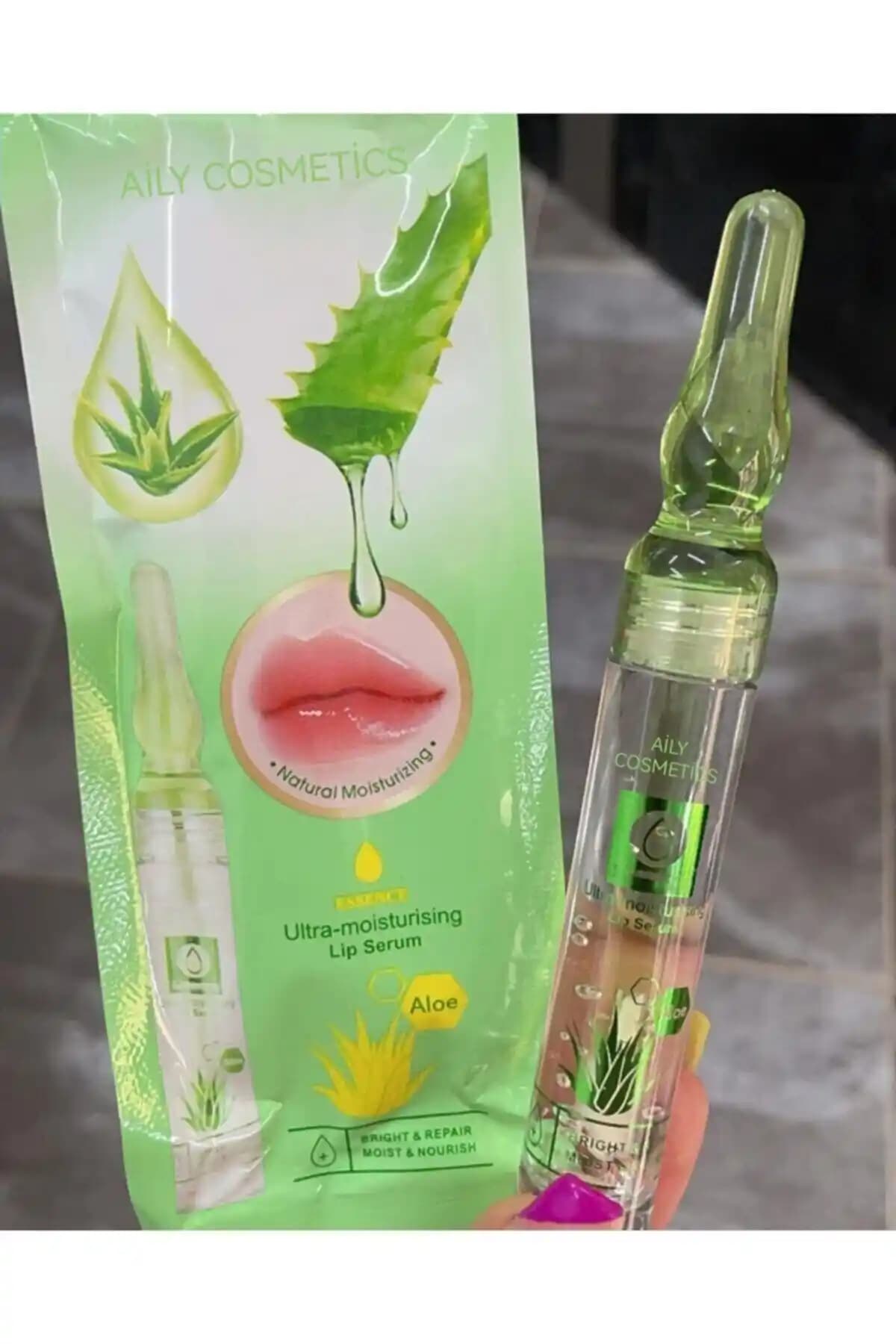 AİLY COSMETİCS Aloe Vera Özlü Nemlendirici Dudak Parlatıcı ve Dolgunlaştırıcı Ruj İncelemesi
