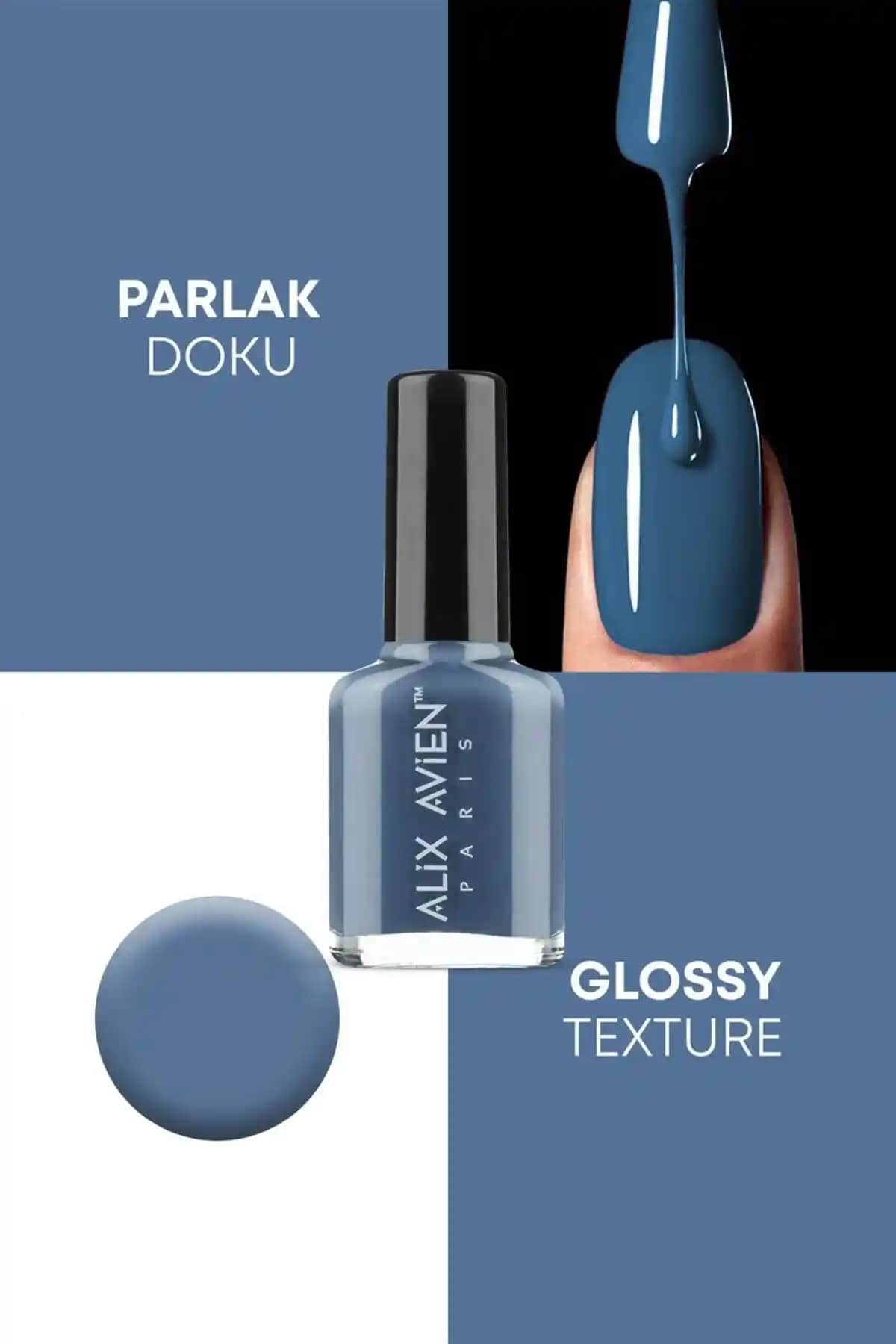 Alix Avien Berrak Mavi Oje 111: Yüksek Parlaklık ve Uzun Süreli Dayanıklılık