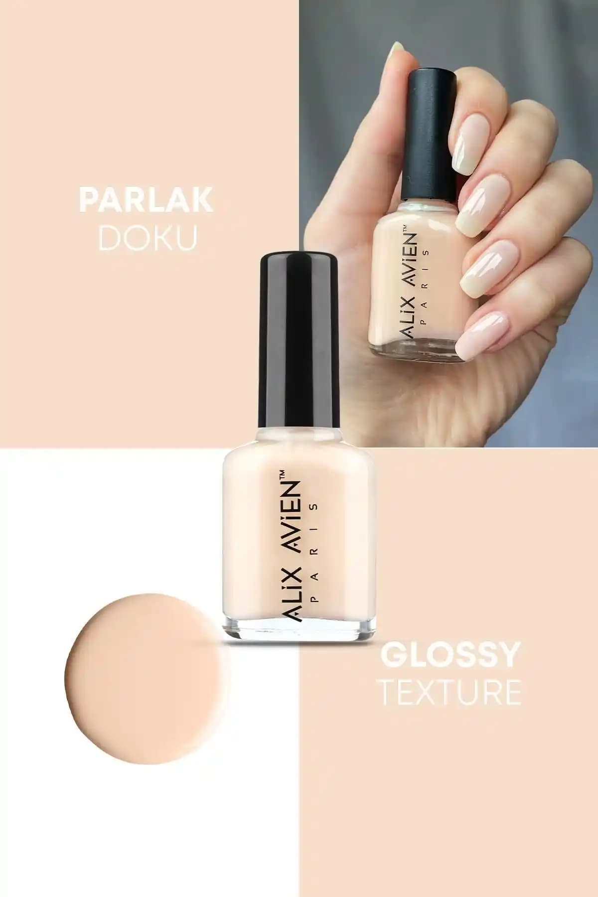 Alix Avien Krem Rengi Oje 06 ve Pastel Oje 54 Karşılaştırması