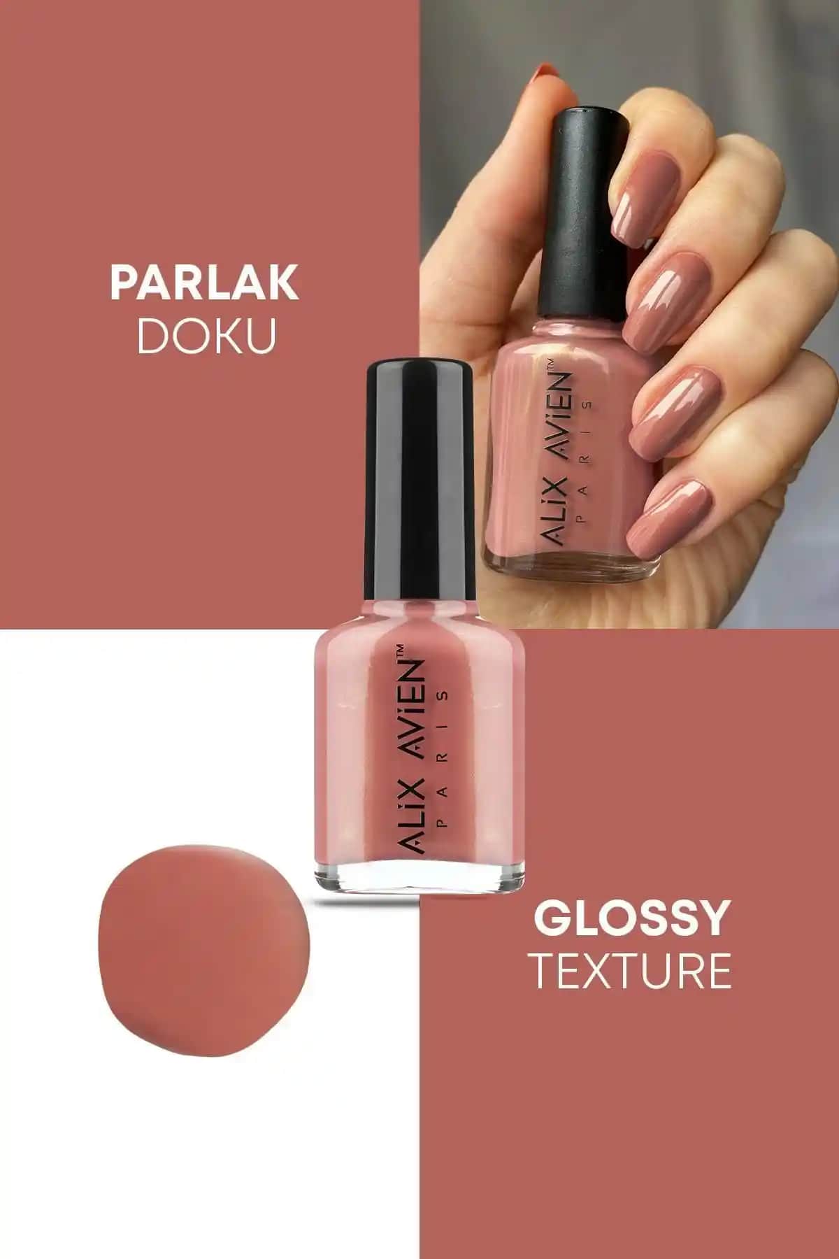 Alix Avien Nude Pembe Oje ve Flormar Peach N Cream Karşılaştırması