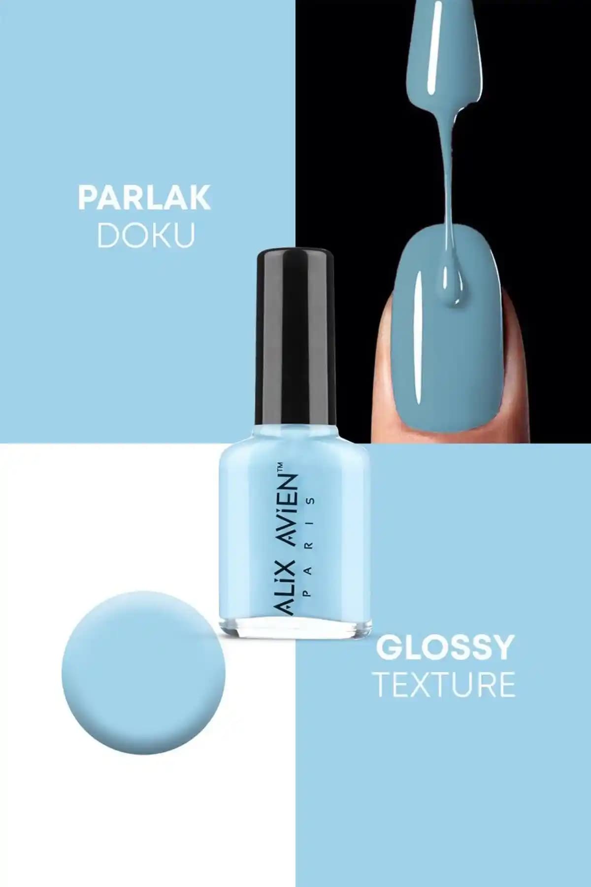 Alix Avien Toz Mavi Oje 66: Kaliteli ve Uzun Süre Dayanan Mavi Renkli Oje