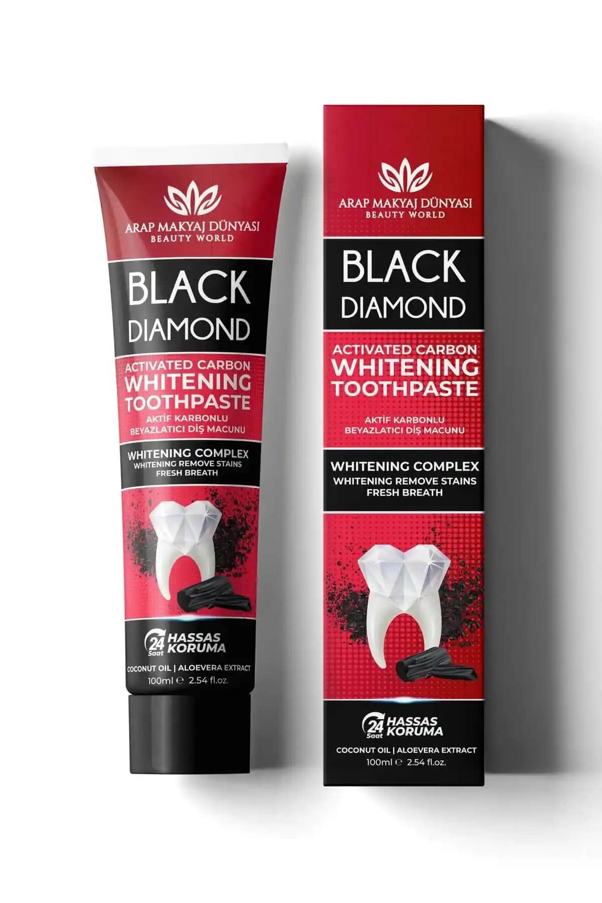 Arap Makyaj Dünyası Black Diamond ve Greentech Aktif Karbon Diş Macunu Karşılaştırması