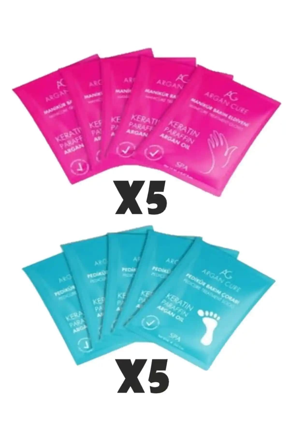 Argan Cure Kremli Bakım Eldiveni ve Çorabı ile Evde Profesyonel Manikür ve Pedikür Bakımı