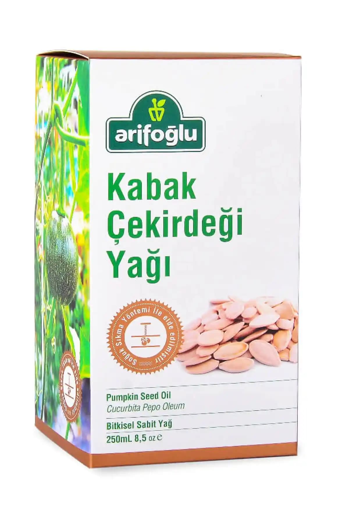 Arifoğlu Kabak Çekirdeği Yağı 250 ml Doğal ve Çok Yönlü Kullanım Sağlayan Sağlık Ürünü