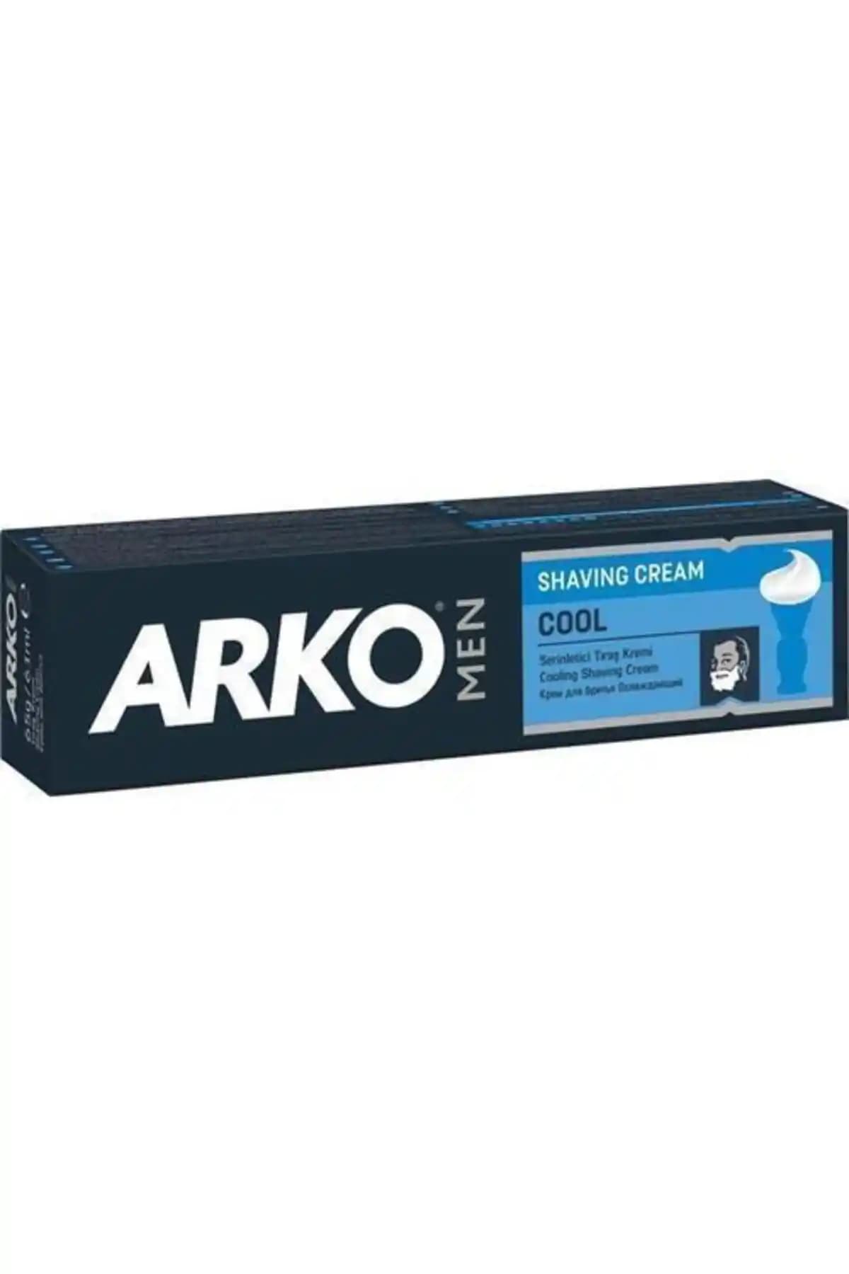 Arko Men Cool Tıraş Kremi 100g: Nemlendirici ve Ferahlatıcı Erkek Bakım Ürünü
