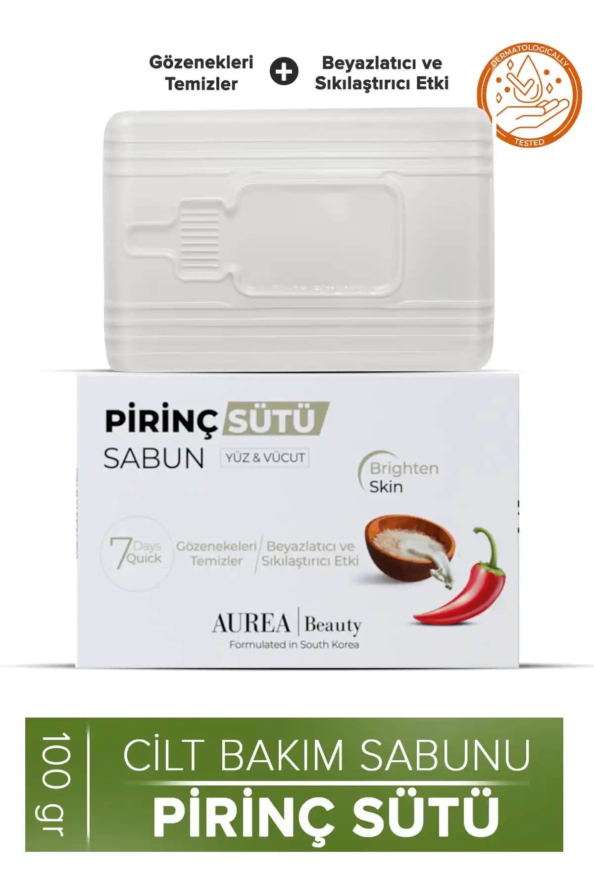 AUREA Pirinç Sütü ve Organicsun Doğal Akne Sabunu Karşılaştırması