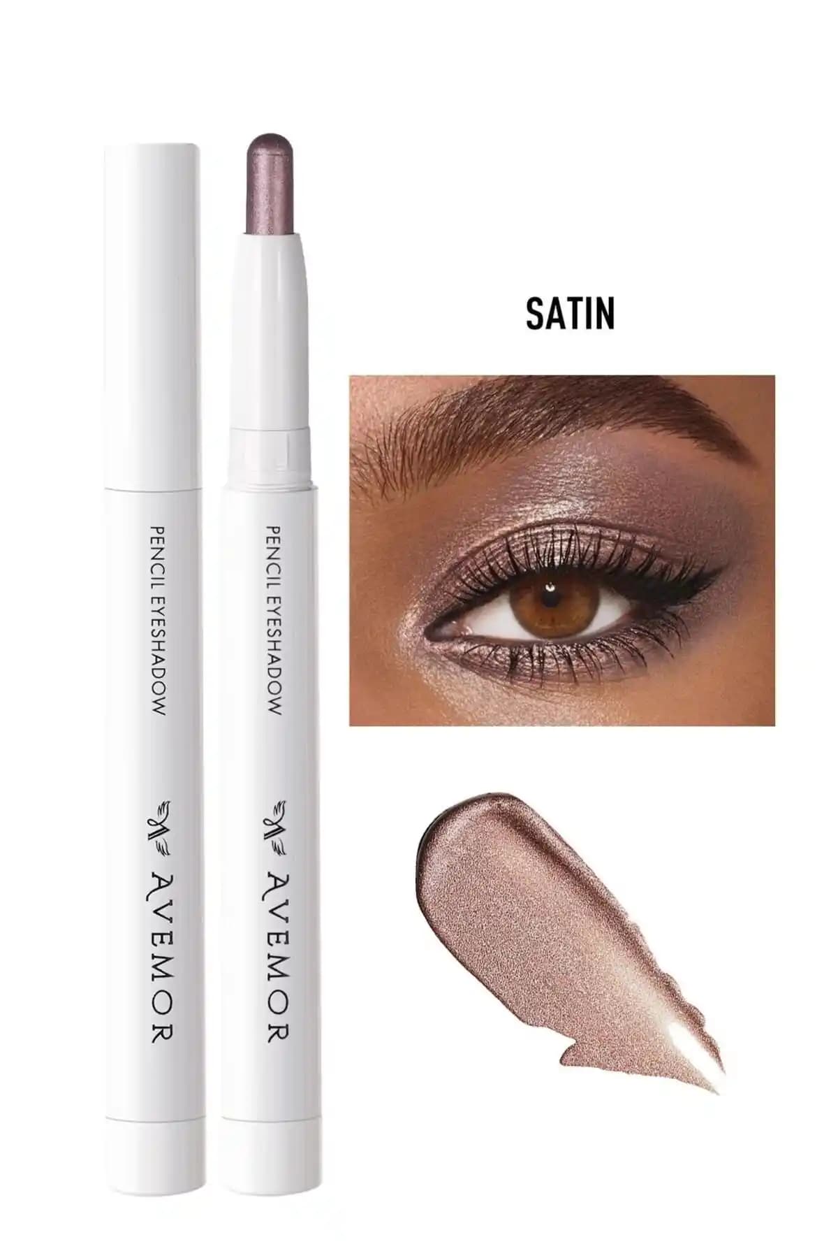 AVEMOR Asansörlü Kalem Göz Farı Günlük ve Özel Mak yajları İçin Parlaklık Sağlar