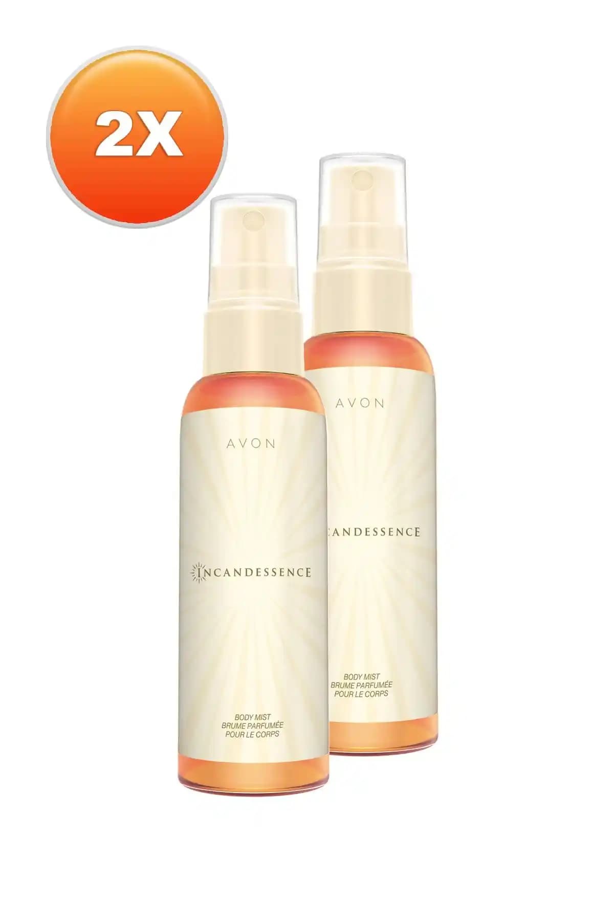 Avon Incandessence Kadın Vücut Spreyi Ikili Seti Ferah ve Kalıcı Kokusu ile Günlük Kullanım İçin Uygun