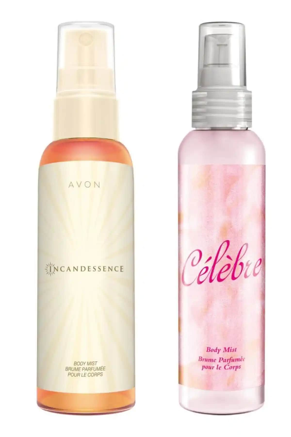 Avon Incandessence ve Celebre Kadın Vücut Spreyi Paketi Günlük Ferahlatıcı Kullanım İçin