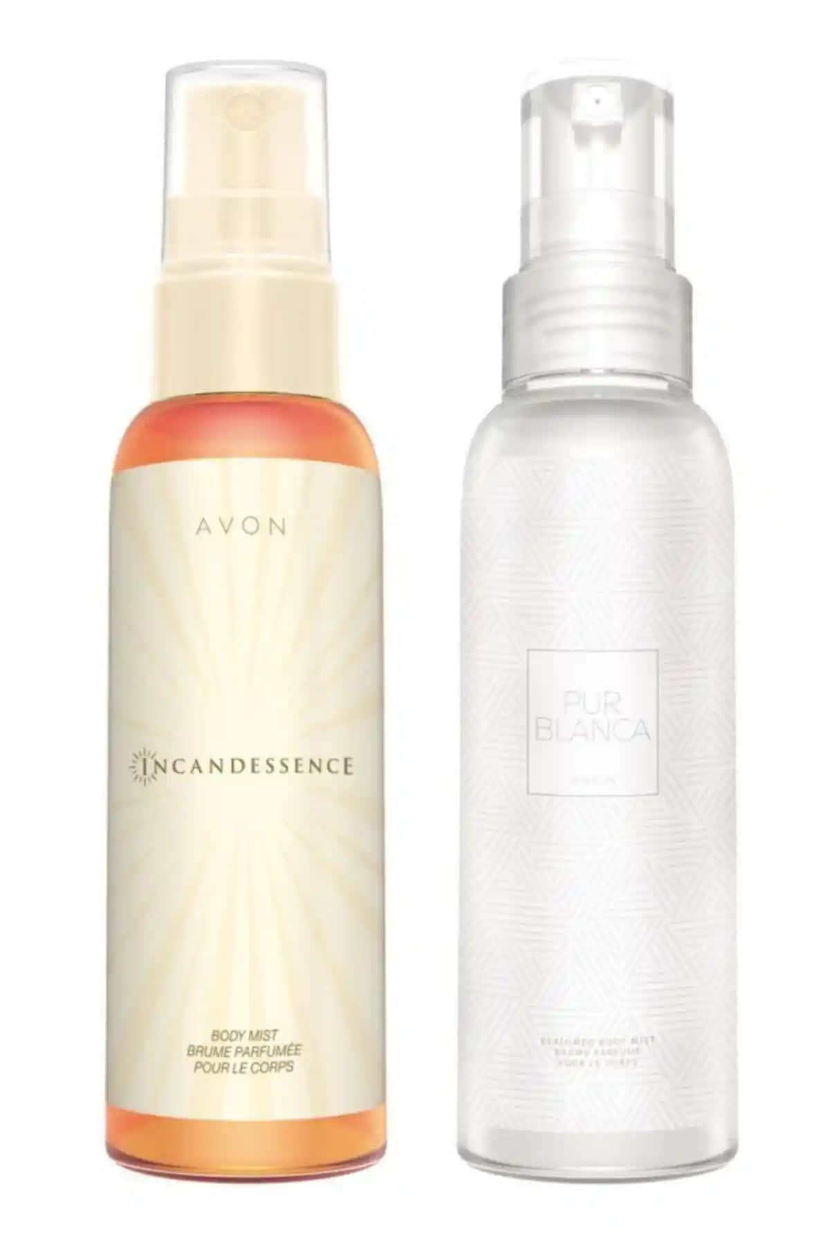 Avon Incandessence ve Pur Blanca Kadın Vücut Spreyi Paketi Günlük Tazelik İçin Uygun