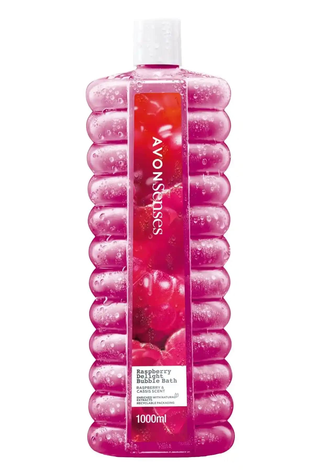 Avon Senses Raspberry Delight Banyo Köpüğü Ahududu ve Frenk Üzümü Kokusu