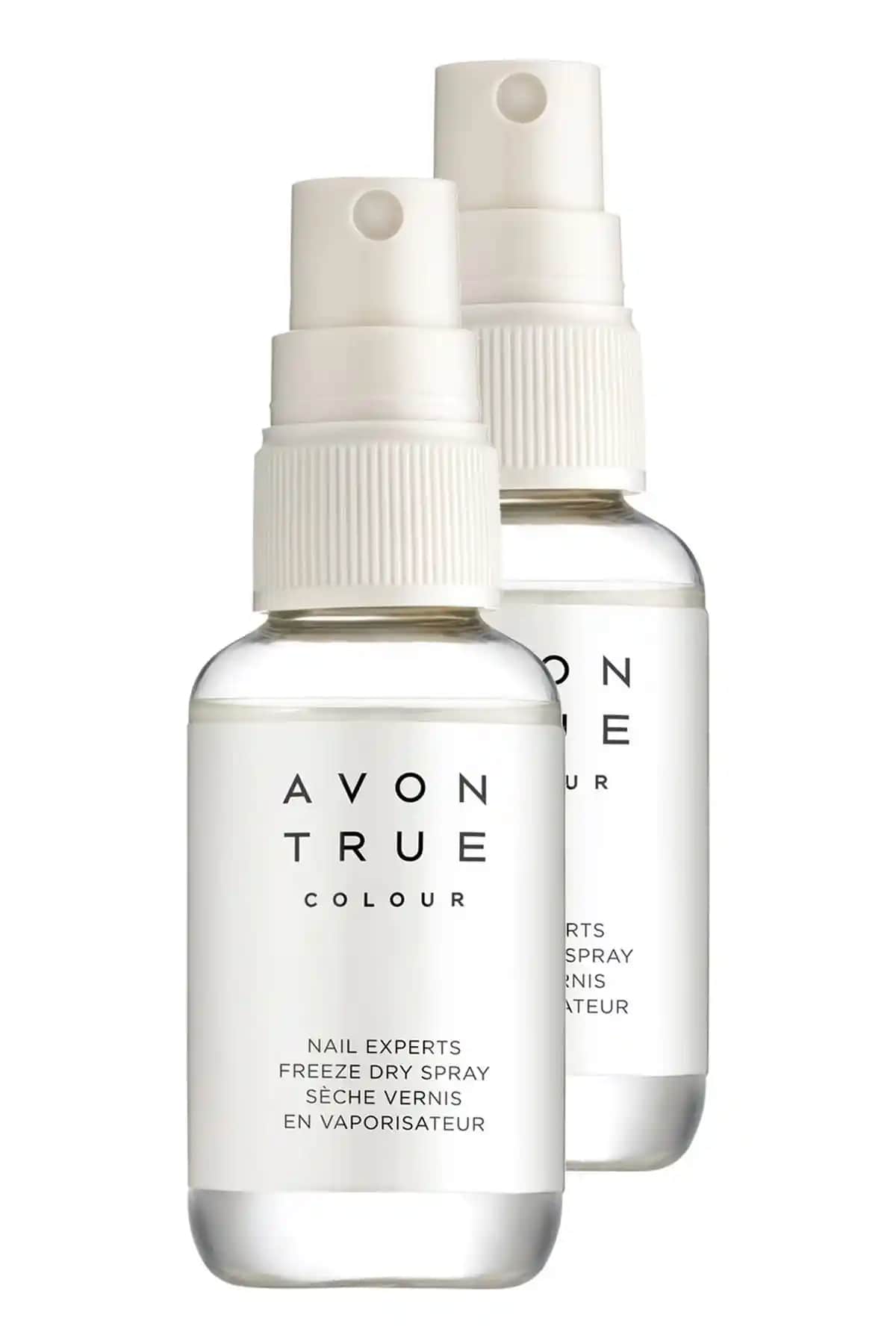 Avon True Colour Tırnak Cilası Kurutucu Sprey İkili Set 30 Saniyede Kurutma Özelliğiyle