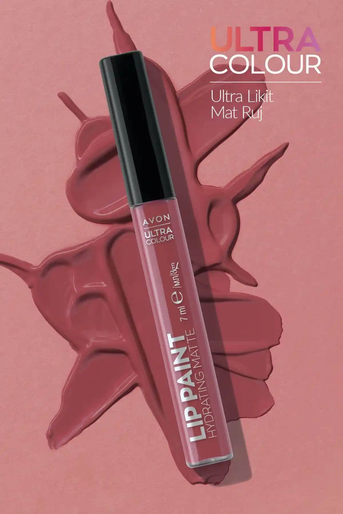Avon Ultra Color Ultra Likit Mat Ruj Velvet Hibiscus - Kalıcı ve Canlı Dudak Renkleri