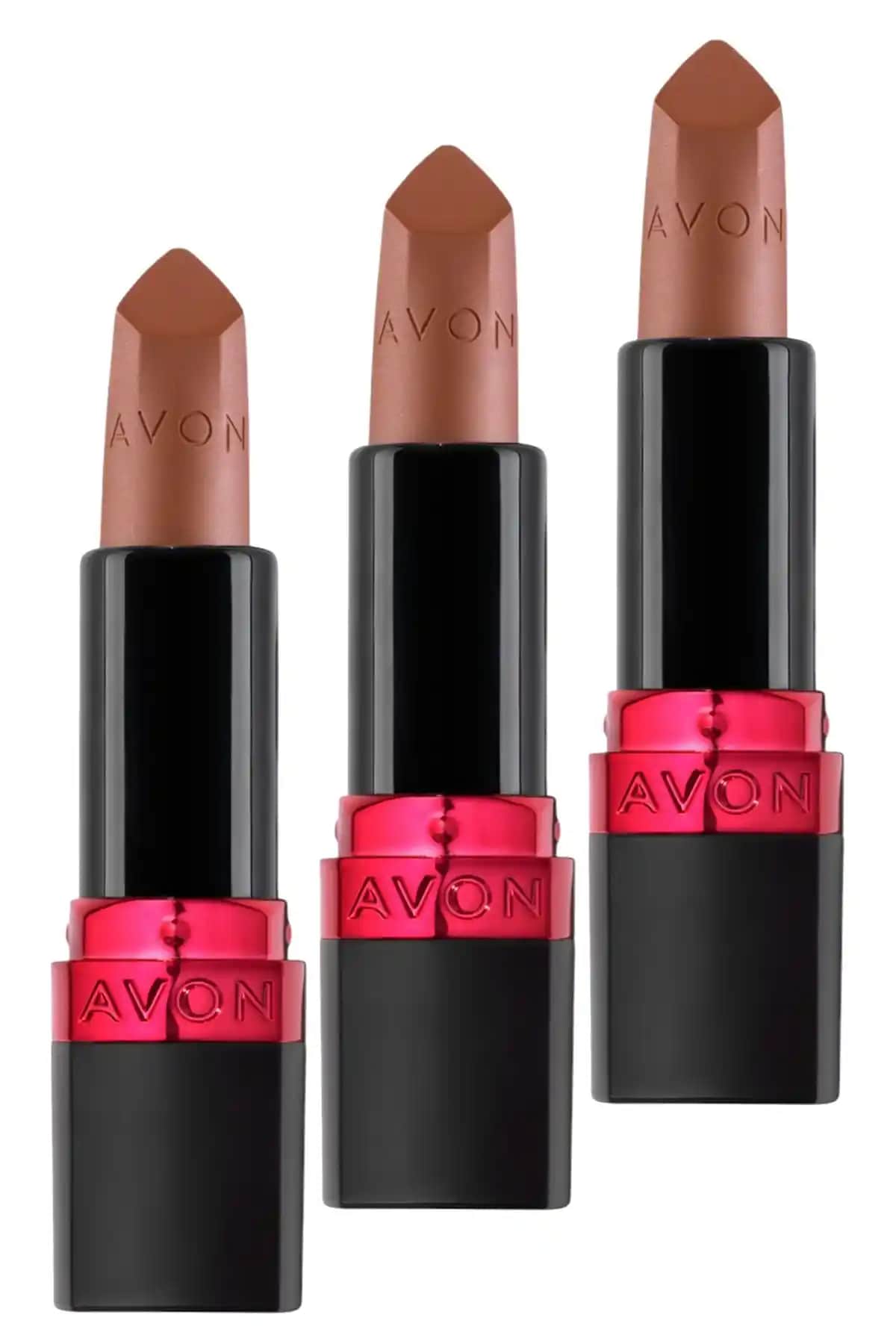 Avon Ultra Mat Ruj Marvellous Mocha Üçlü Set: Günlük ve Özel Gün Kullanımı İçin Modern Dudak Makyajı