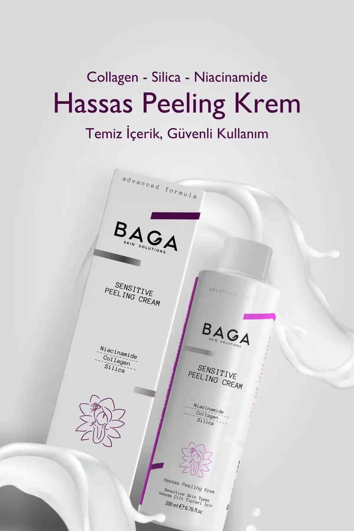 Baga Aylandırıcı ve Yoğun Nemlendirici Peeling Krem: Hassas Ciltler İçin Doğal Çözüm