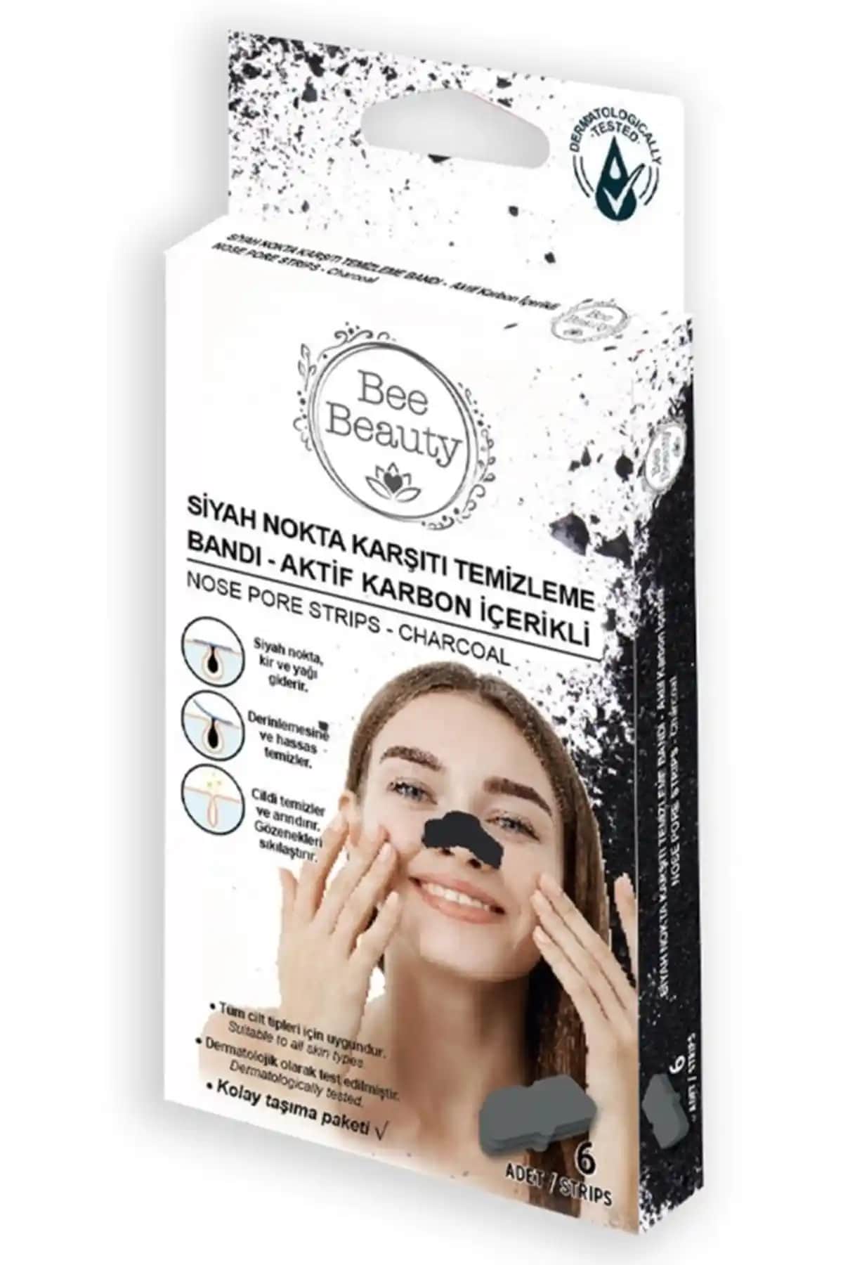 Bee Beauty Aktif Karbon Siyah Nokta Bantı: Derinlemesine Temizlik ve Gözenek Sıkılaştırıcı Çözüm