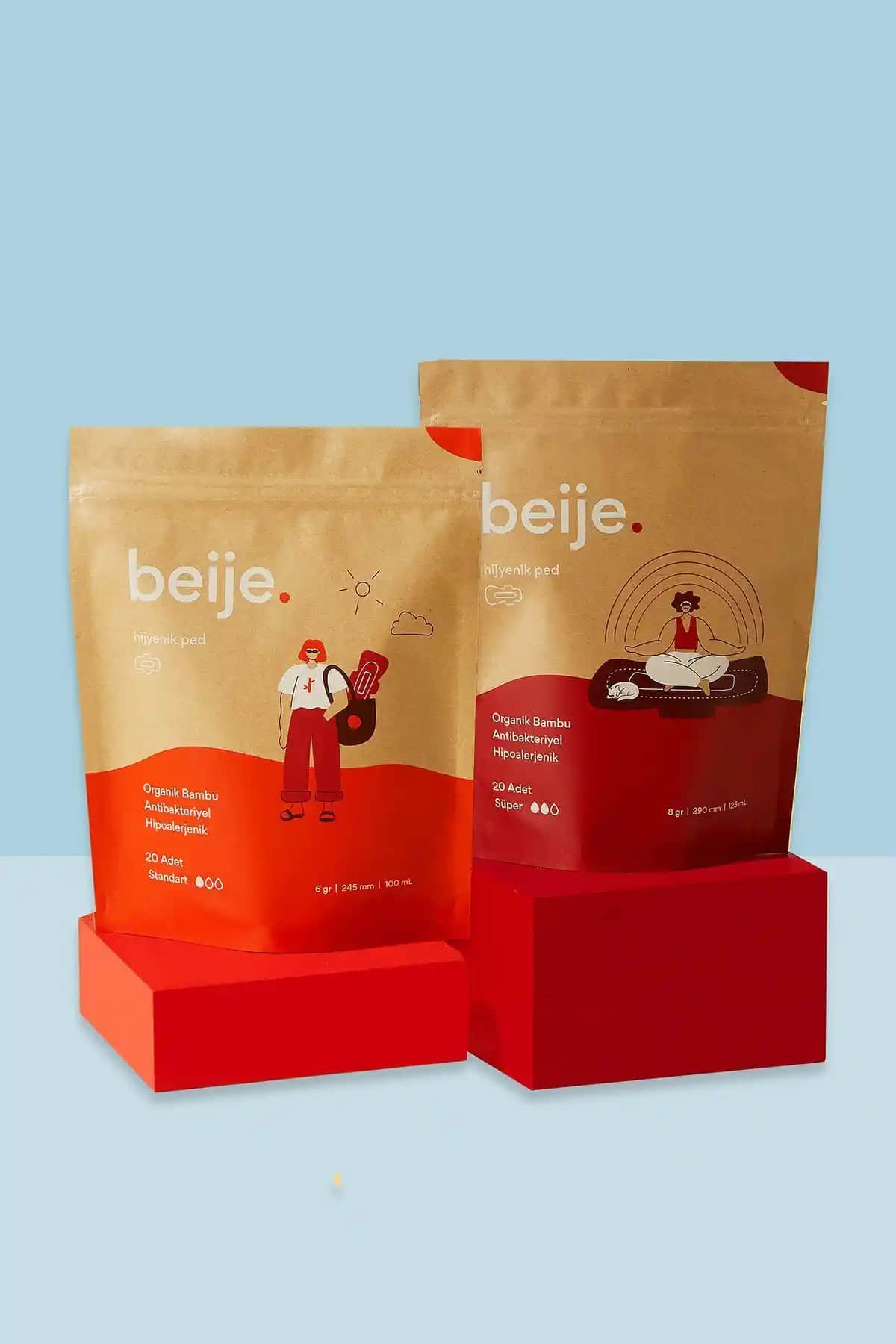 Beije Ece Regl Paketi: Organik ve Yüksek Emicilikli Pedlerle Günlük Hijyen