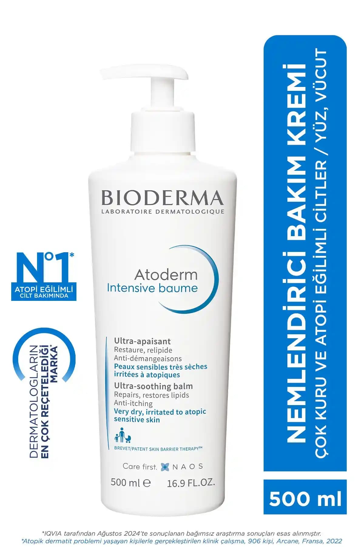 Bioderma Atoderm Intensive Balm: Yoğun Nemlendirme ve Cilt Onarımı için Güvenilir Çözüm