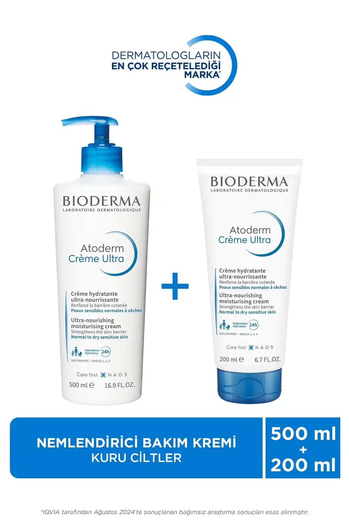 Bioderma Atoderm Krem: Kuru ve Atopik Ciltler İçin Güçlü Nemlendirme Çözümü