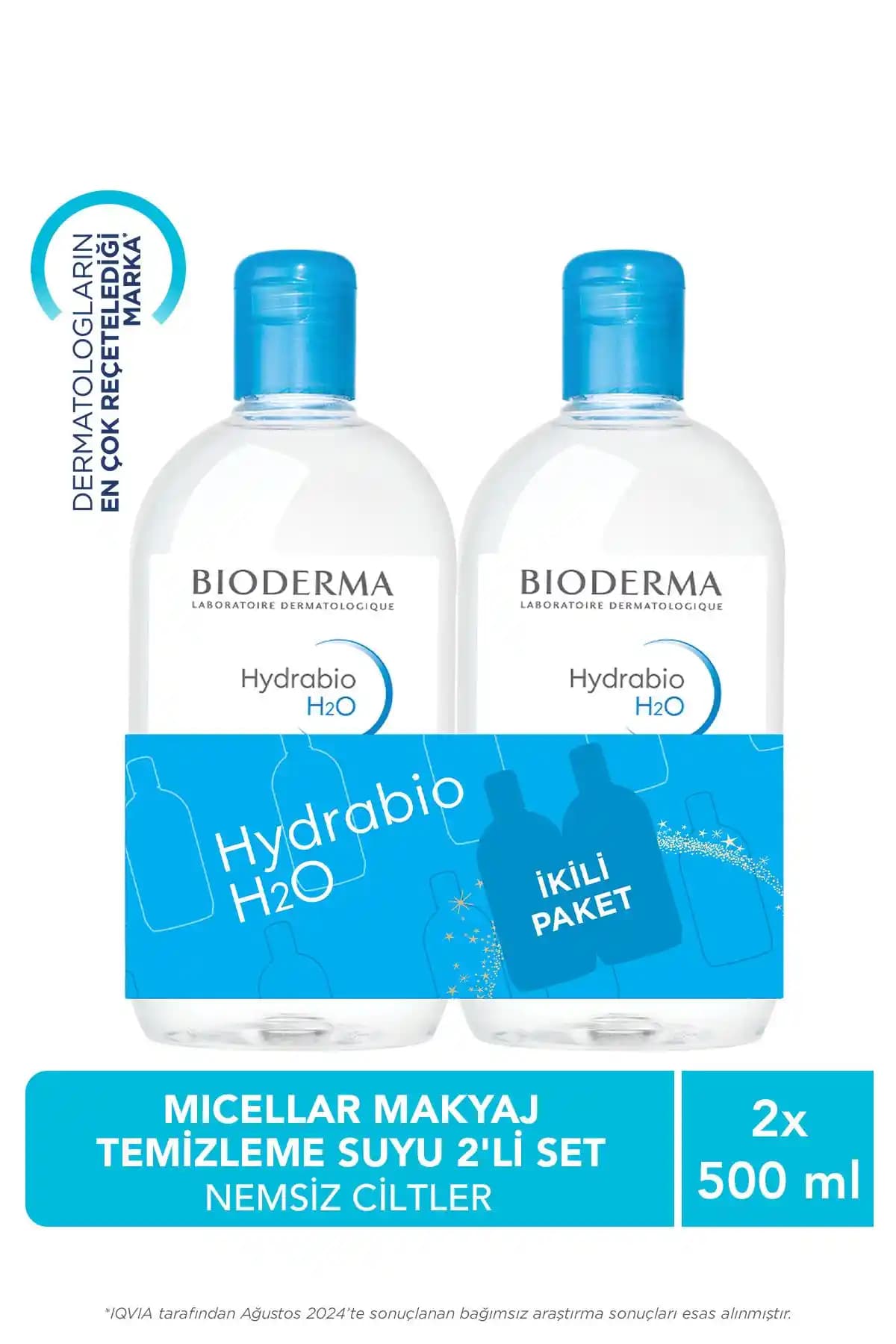 Bioderma Hydrabio H2O Micellar Su: Hassas ve Kuru Ciltler İçin Temizlik ve Nemlendirme Çözümü
