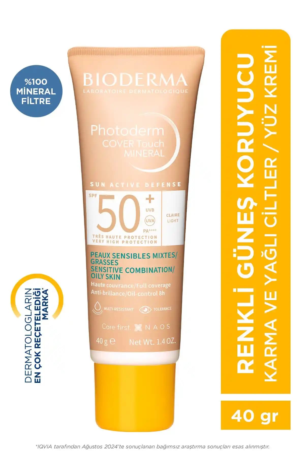Bioderma Photoderm Cover Touch SPF50+ ve Very Light SPF50 Karşılaştırması