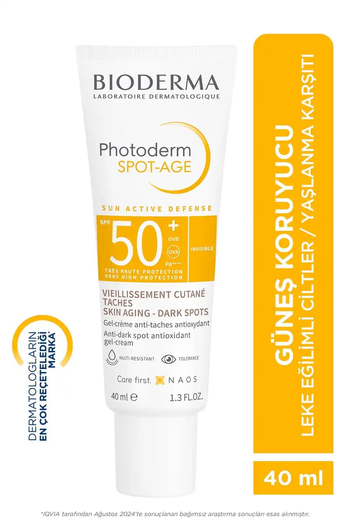 Bioderma Photoderm Spot Age SPF50+ Güneş Kremi: Yüksek Koruma ve Cilt Bakımı Çözümü