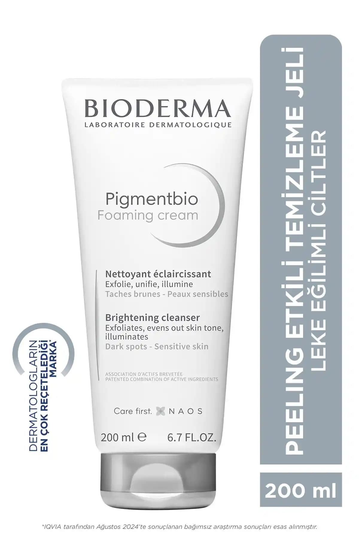 Bioderma Pigmentbio Foaming Cream: Hassas Ciltler İçin Leke ve Renk Eşitleyici Temizlik Ürünü