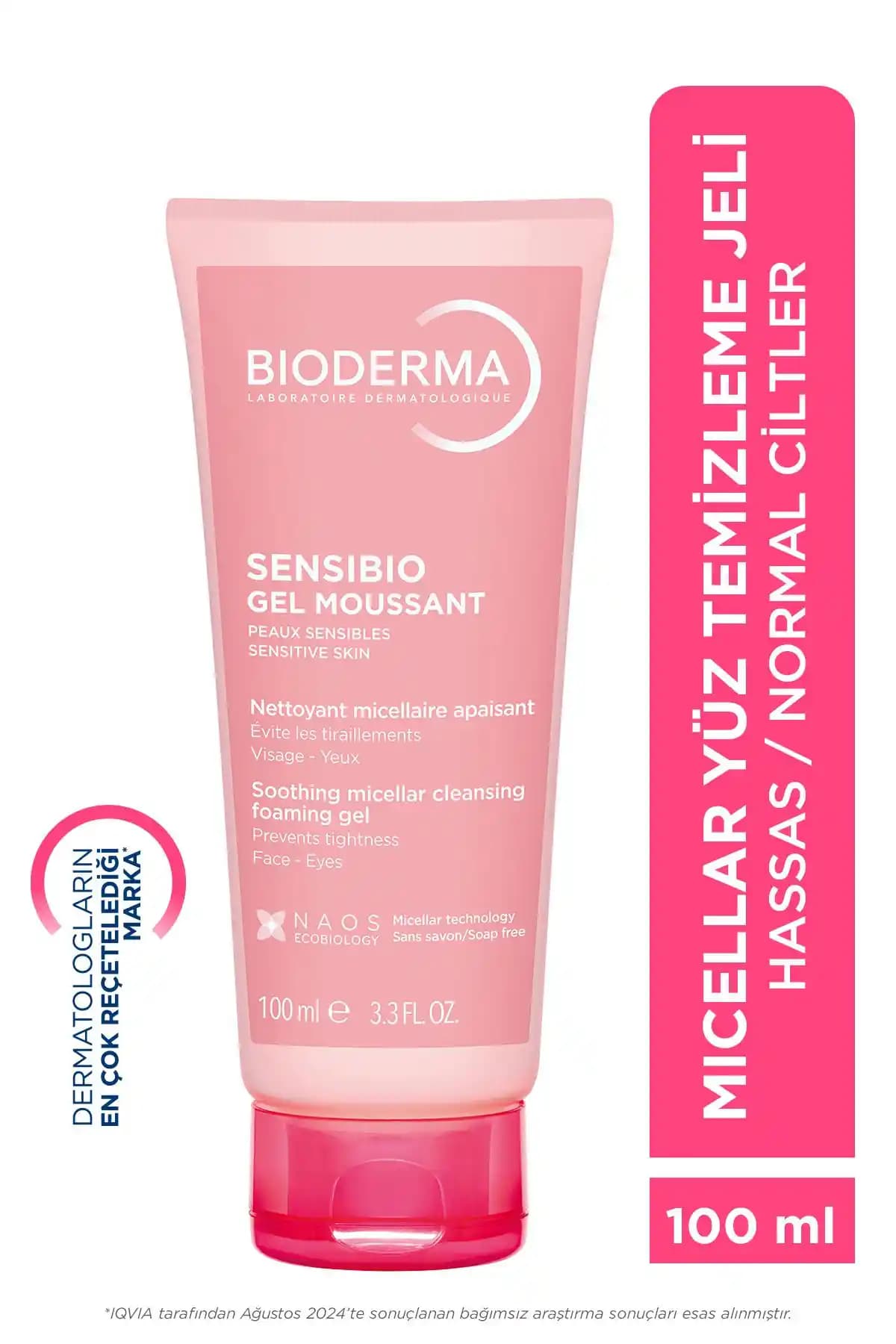 Bioderma Sensibio Hassas Ciltler İçin Yatıştırıcı Misel Temizleme Jeli 100 ml