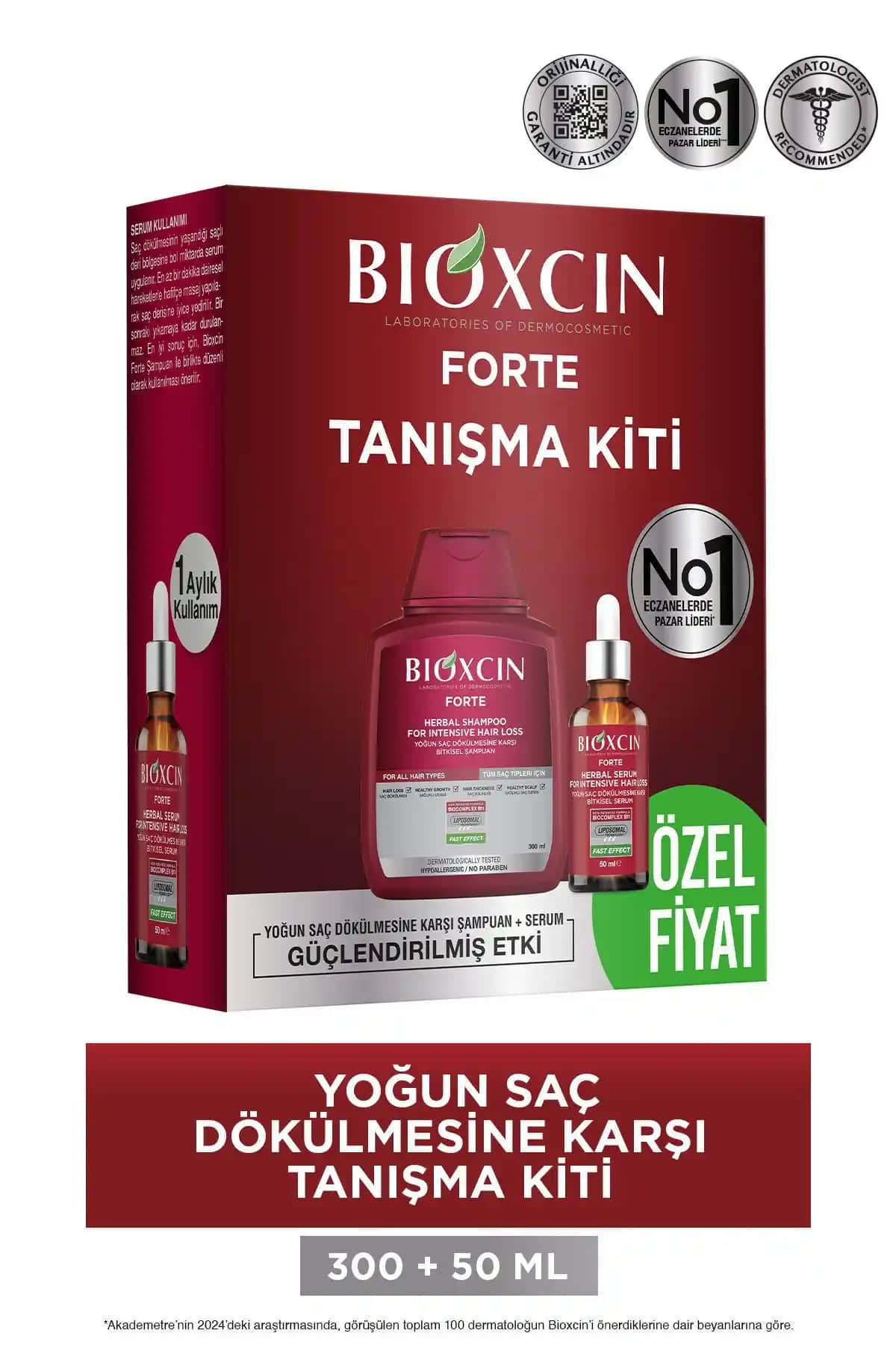 Bioxcin Forte Tanışma Kiti ile Saç Dökülmesine Karşı Güçlü ve Doğal Çözüm