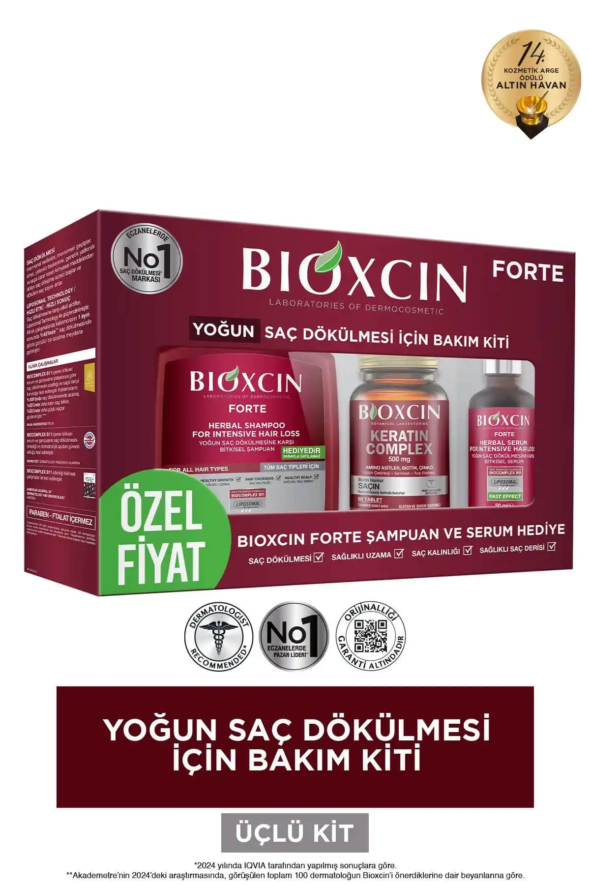 Bioxcin Forte Yoğun Bakım Kiti ile Saçlarınız Güçlenir ve Dökülme Azalır