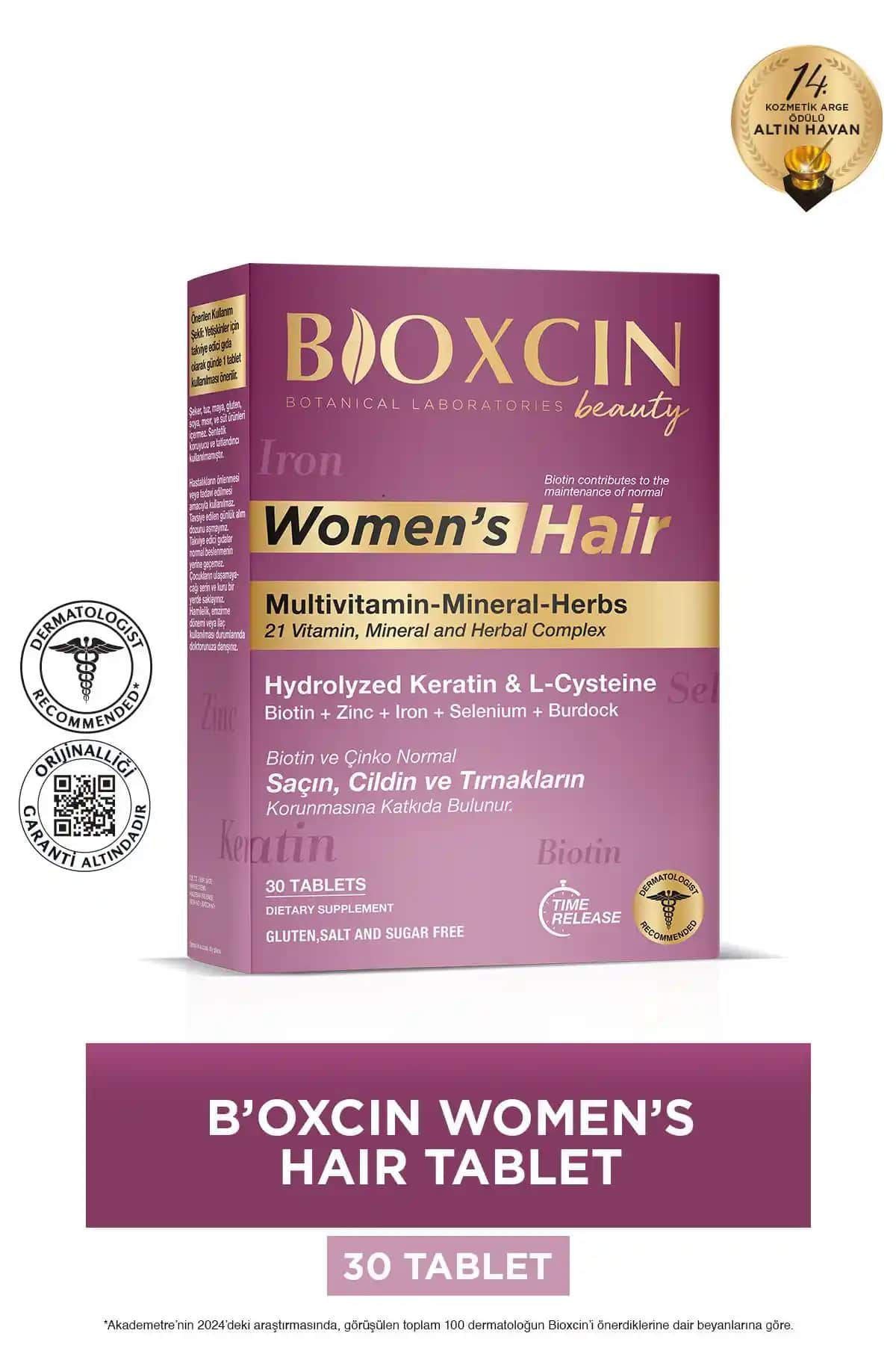 Bioxcin Women’s Hair 30 Tablet ile Güçlü ve Sağlıklı Saçlar İçin Doğal Destek