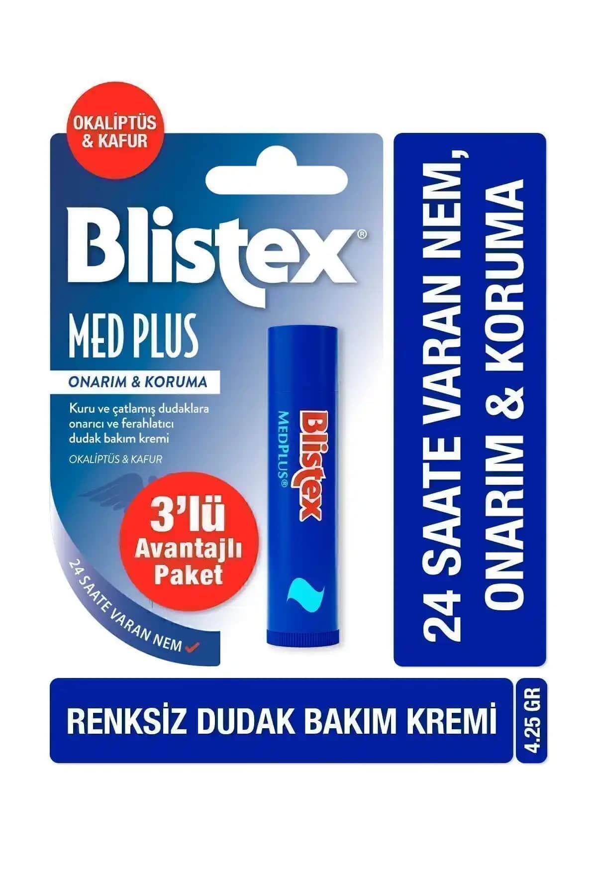 Blistex Medplus Stick ile kuru ve çatlamış dudaklara etkili bakım ve onarım çözümleri
