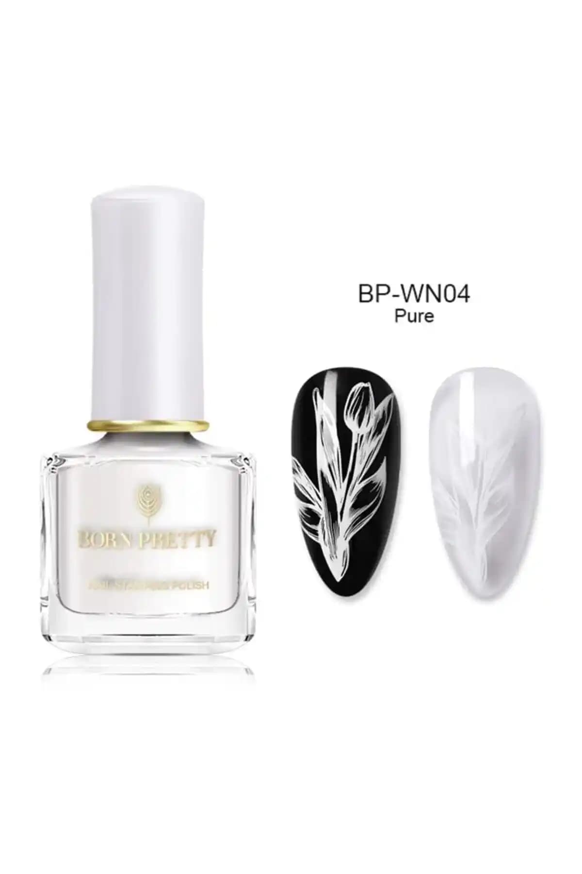 Born Pretty Stampa Baskı Ojesi WN04: Hızlı Kuruyan ve Çevre Dostu Nail Art Ürünü