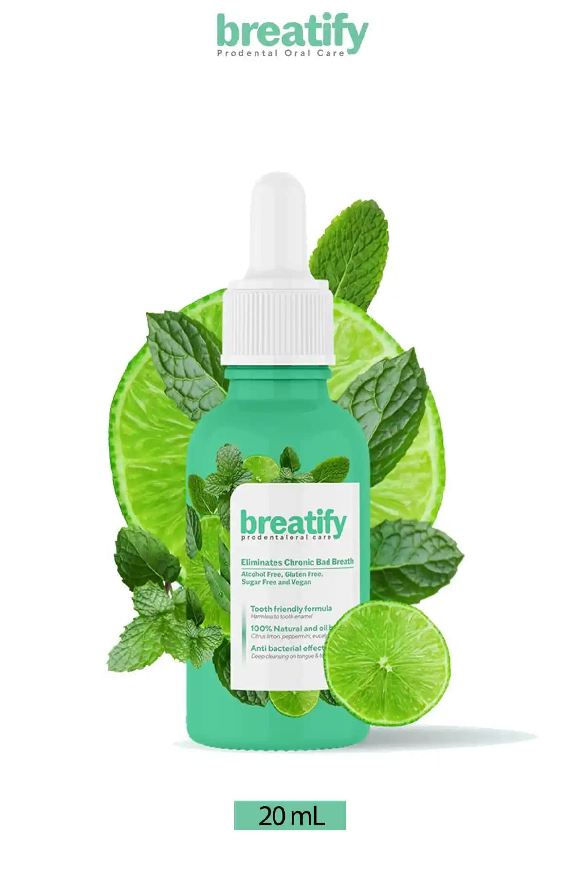 Breatify Ağız Kokusu Önleyici Damla Türkiye Menşei Doğal İçeriklerle Günlük Kullanım
