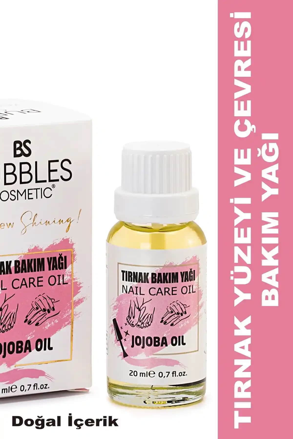 BS Bubbles Cosmetic El ve Ayak Tırnak Bakım Yağı Doğal İçeriklerle Güçlendirme ve Nemlendirme