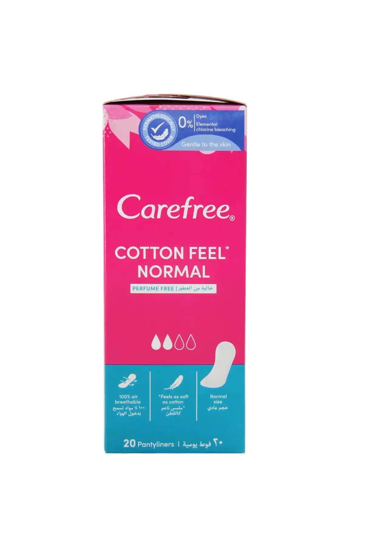 Carefree Cotton Feel Normal Günlük Ped: Yumuşak ve Güvenli Günlük Hijyen Çözümü