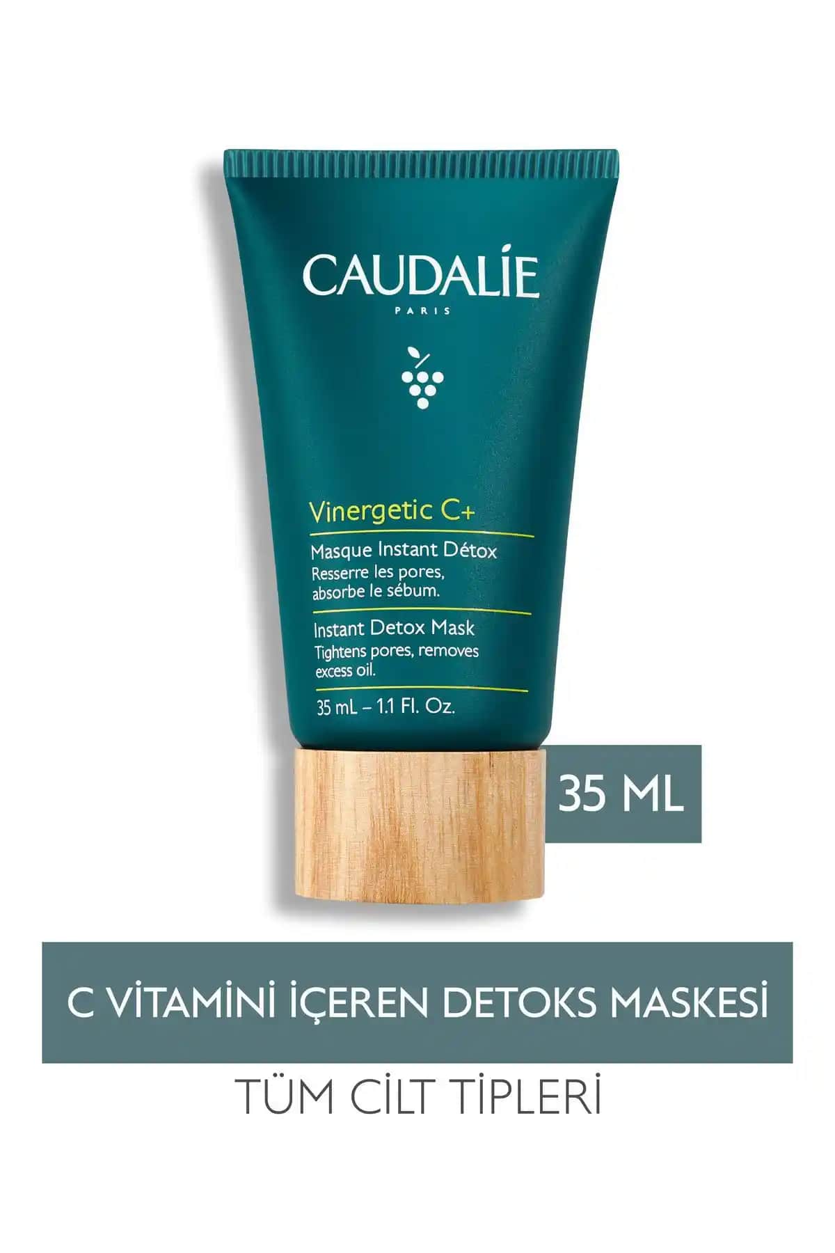 Caudalie Vinergetic C Detoks Maskesi: Doğal İçeriklerle Cilt Temizliği ve Aydınlatma