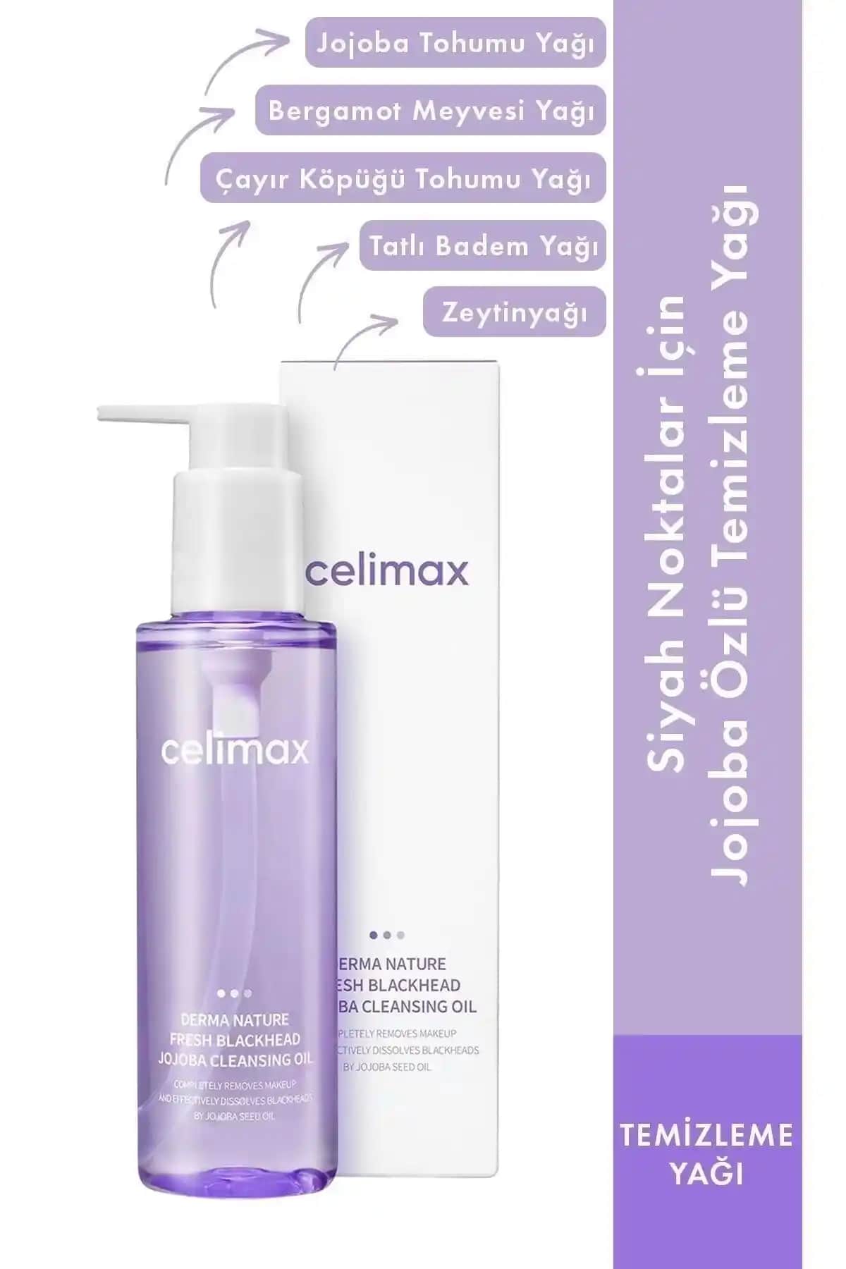 Celimax Jojoba Yağı İçeren Siyah Nokta ve Makyaj Temizleme Yağı Ürün Tanıtımı ve Kullanım Rehberi
