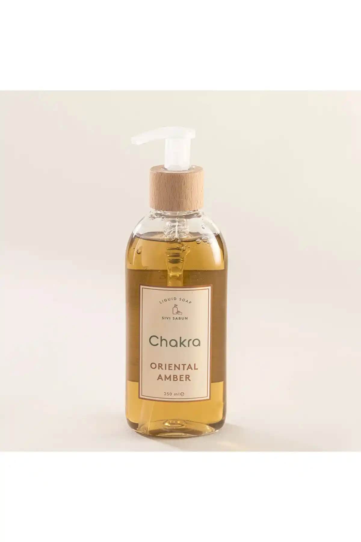 Chakra Sıvı Sabun 250 ml Oriental Amber Doğal ve Etkili Temizlik Sağlayan Türk Ürünü
