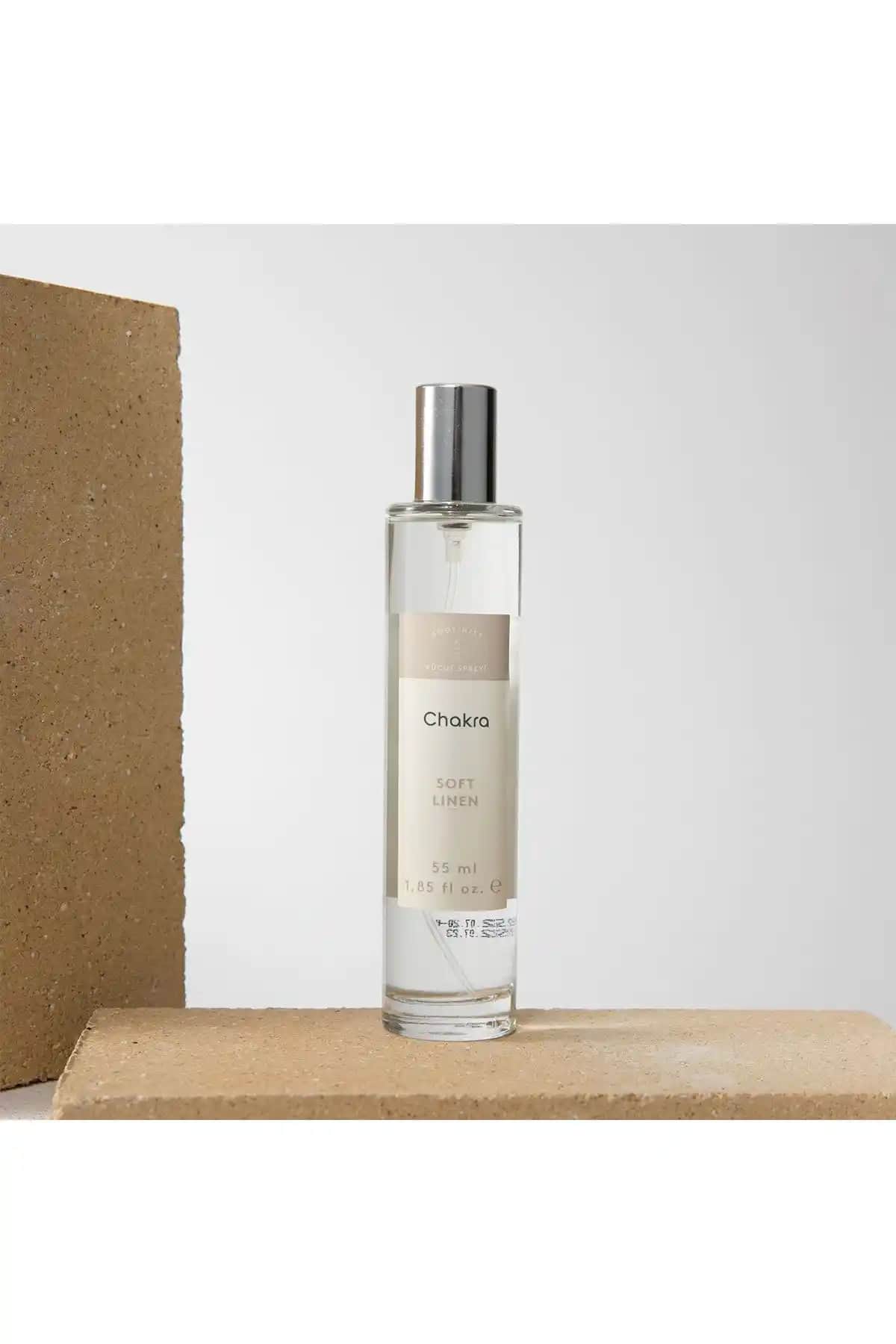 Chakra Soft Linen Vücut Spreyi 55 ml Ferah ve Kalıcı Koku Sunar