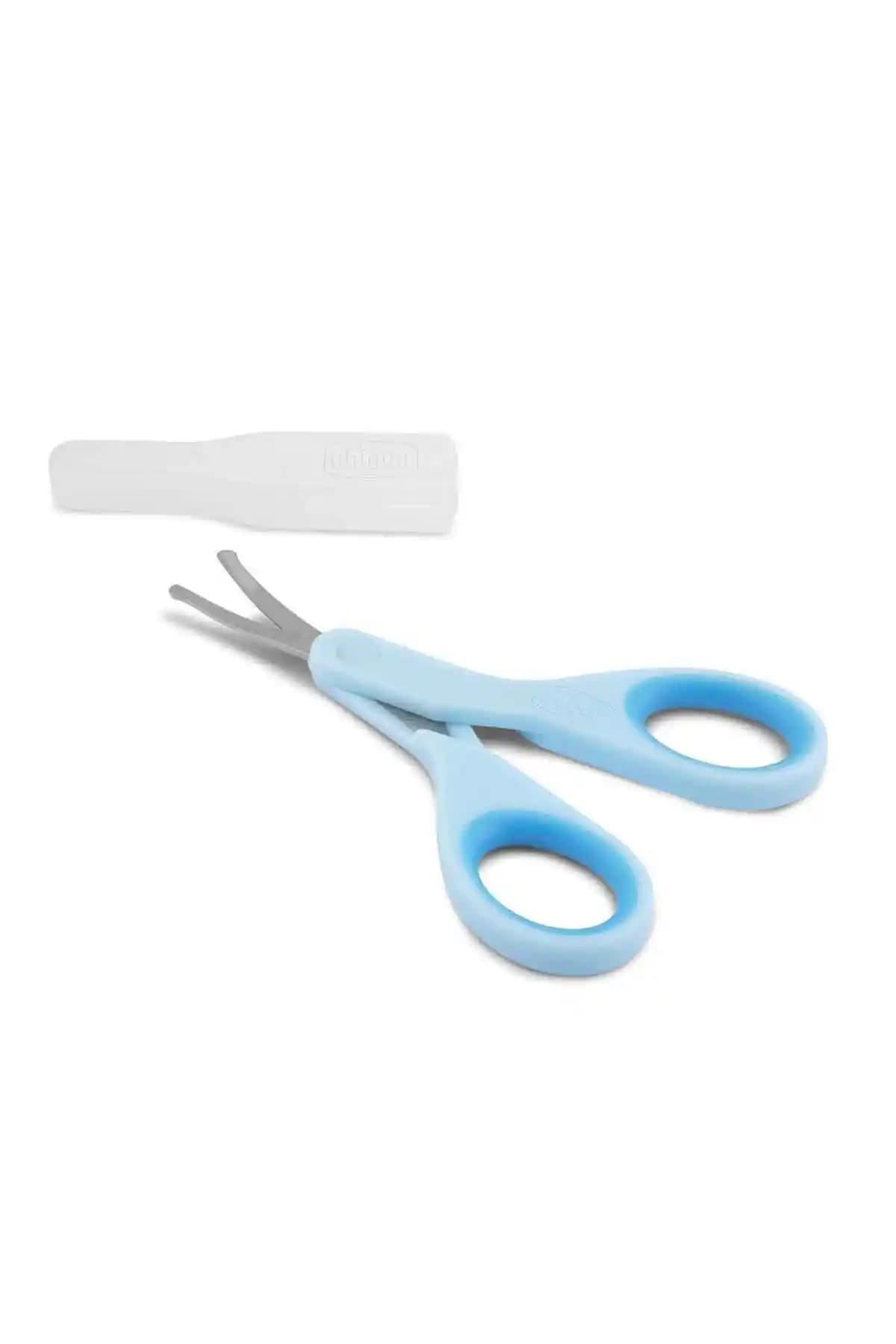 Chicco Bebek Tırnak Makası (Mavi) Güvenli ve Pratik Bebek Bakım Ürünü