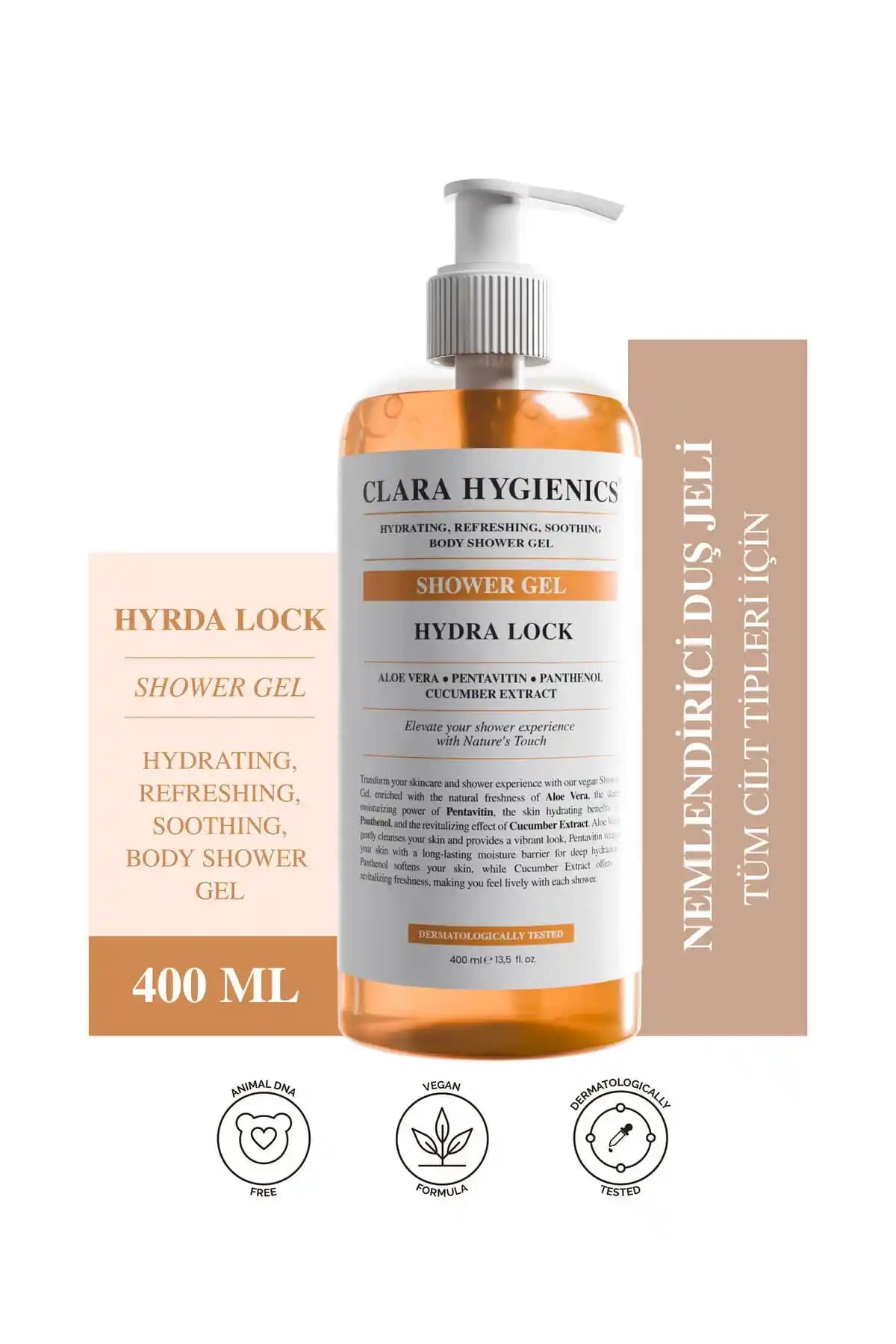 Clara Hygienics Hydra Lock ve THE BATH FACTORY Liberty Duş Jeli Karşılaştırması