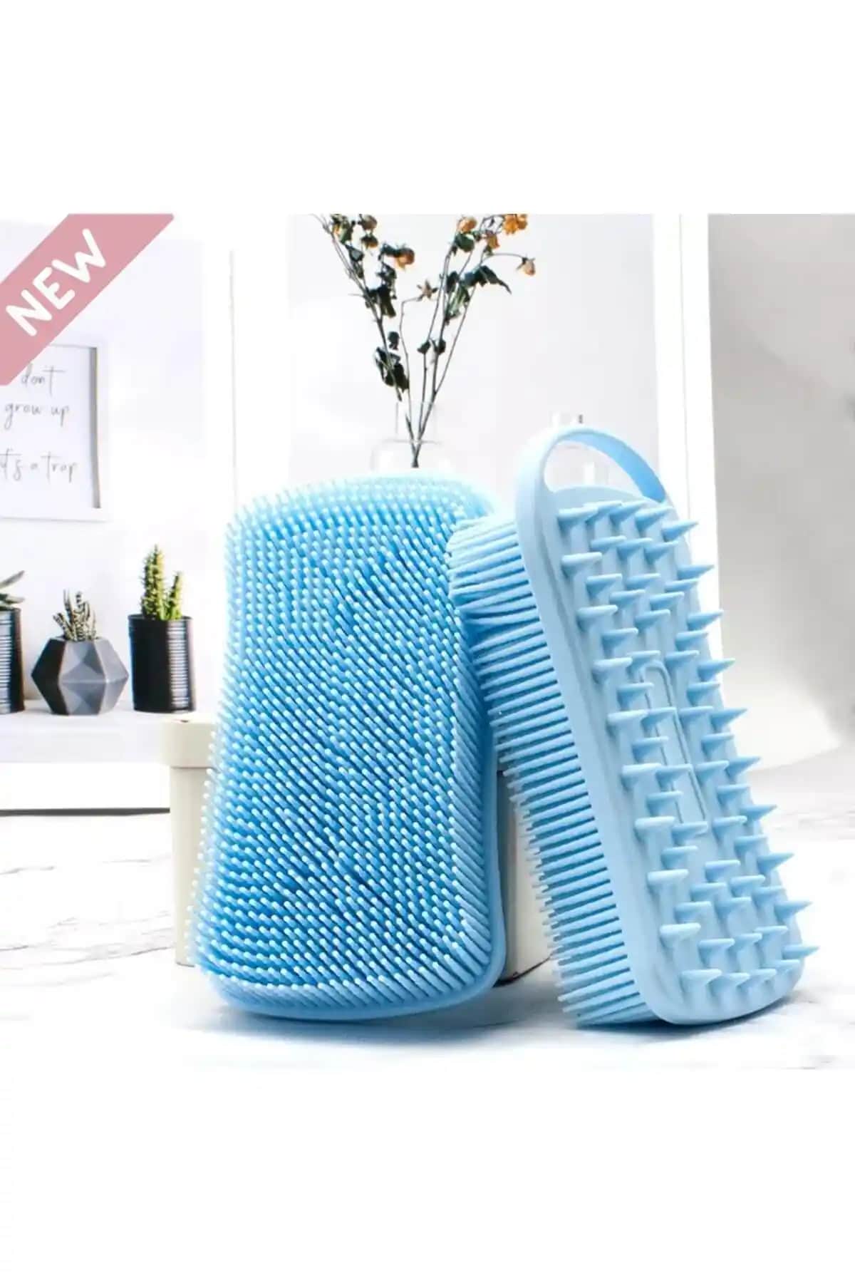 Çok Yönlü Silikon Vücut ve Saç Bakım Fırçası: Hijyenik ve Pratik Kullanım İçin Idealdir