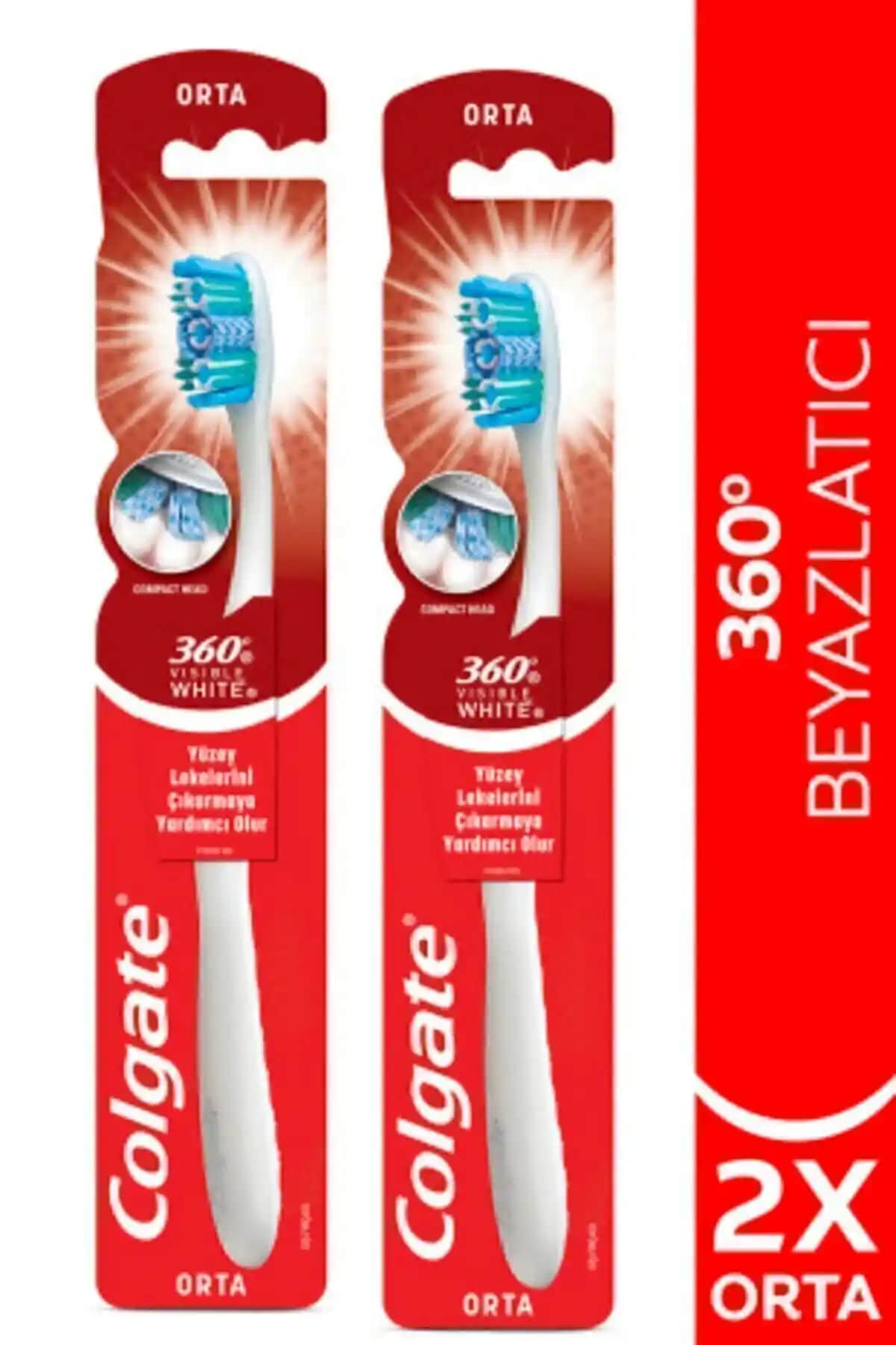 Colgate 360 Beyazlatıcı Orta Sertlikte Çok Yönlü Diş Fırçası İncelemesi
