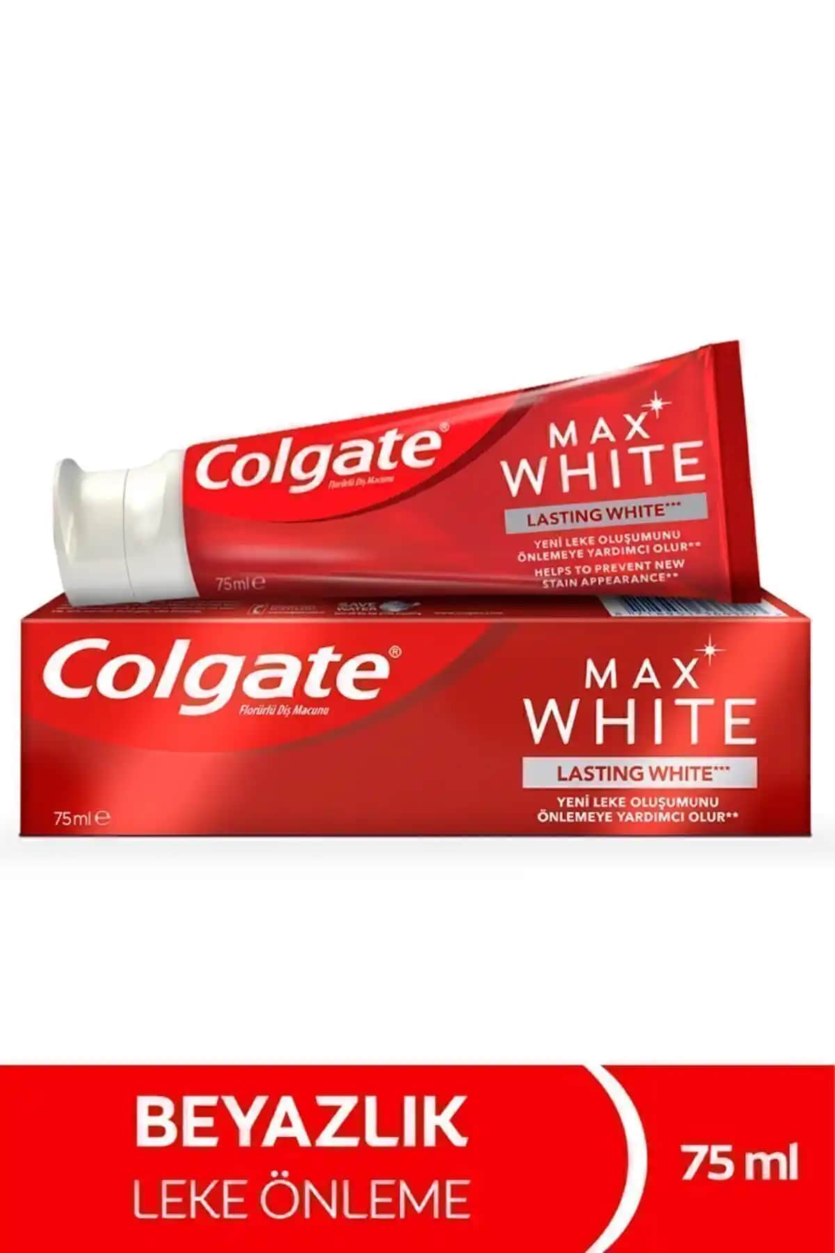 Colgate Max White Kalıcı Beyazlık Diş Macunu: Güvenli ve Etkili Beyazlatıcı Ürün