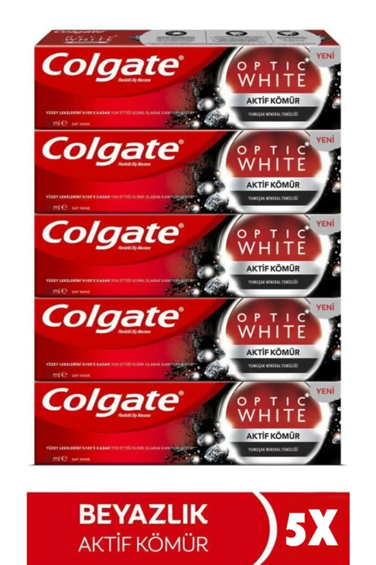 Colgate Optic White Aktif Kömür ve Yumuşak Mineral Beyazlatıcı Diş Macunları Karşılaştırması
